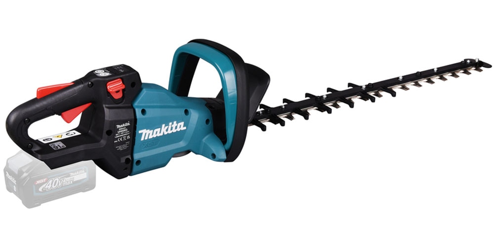 Makita Akku-Heckenschere »»UH006GZ« XGT, 40V max., 60 cm, 25 mm, ohne Akku und Ladegerät« ()  bürstenlos, für dicke Zweige bis Ø25mm, dreiseitig geschliffen