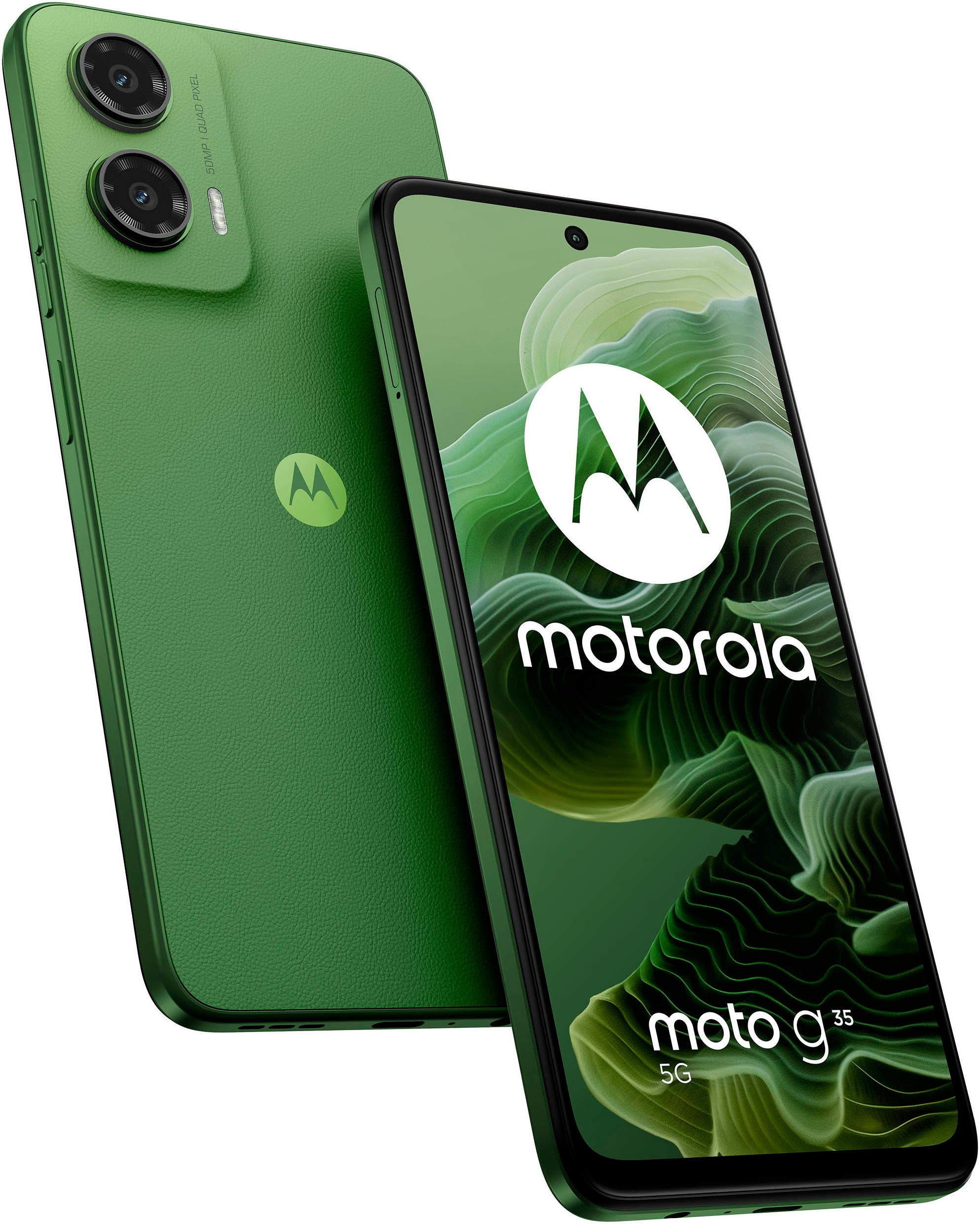 Smartphone »moto g35 5G«, Leaf Green, 128 GB Speicherplatz