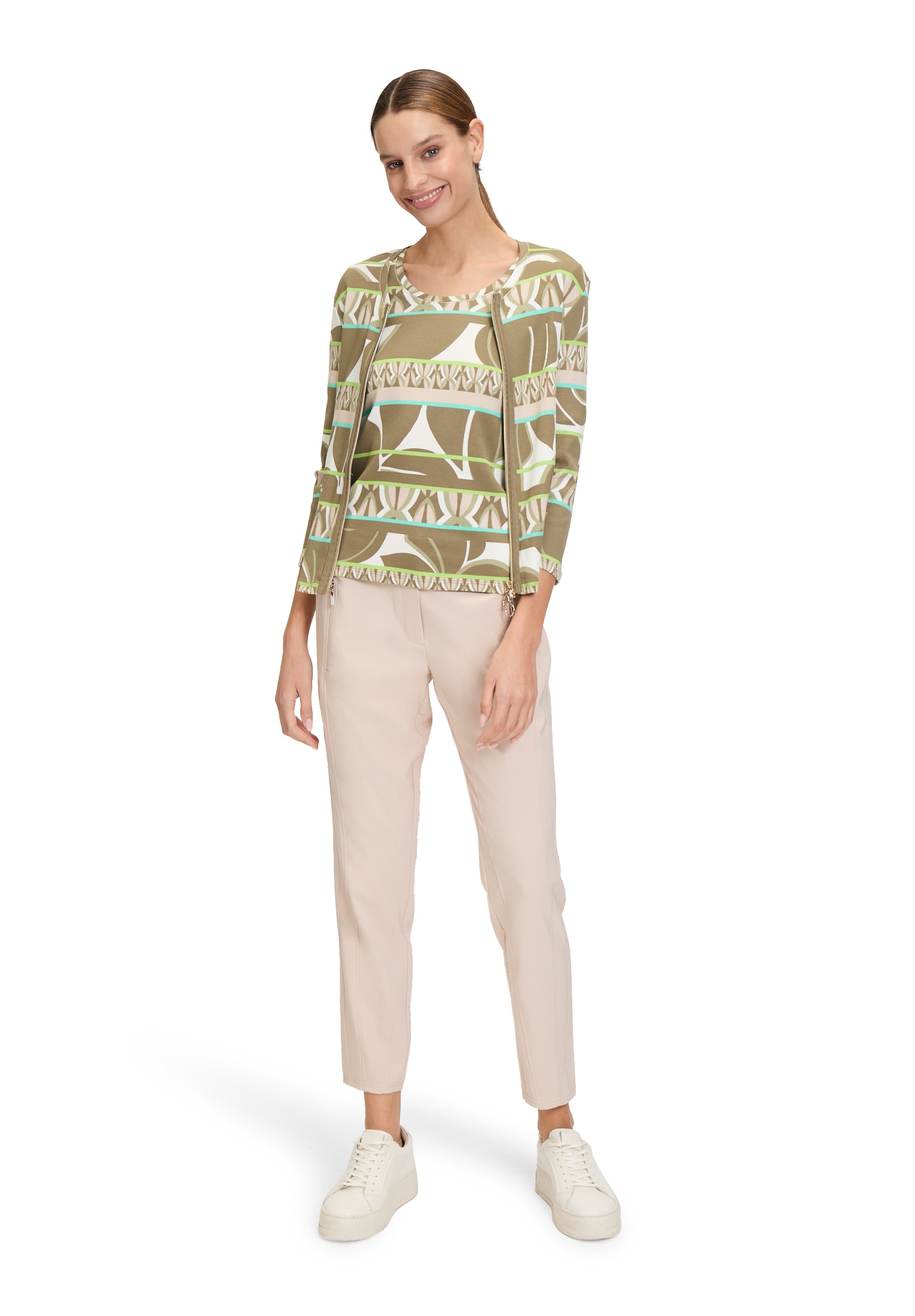Betty Barclay Shirtjacke »Betty Barclay Shirtjacke mit Rippenstruktur«, (1 tlg.), Material
