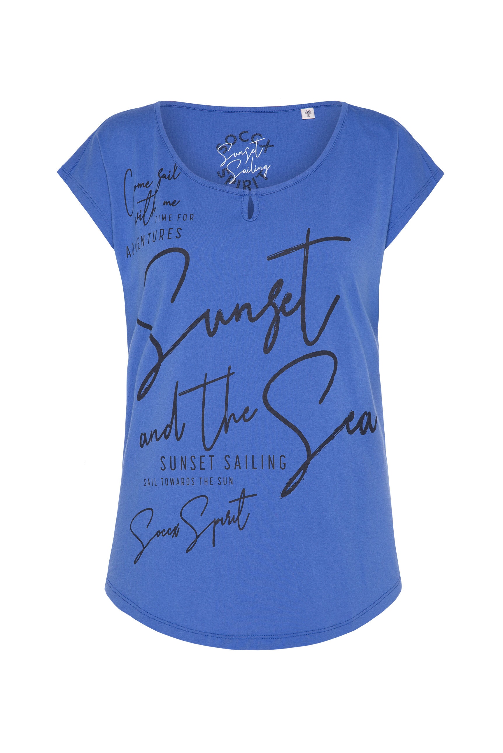 SOCCX Rundhalsshirt, mit Cut-Outs