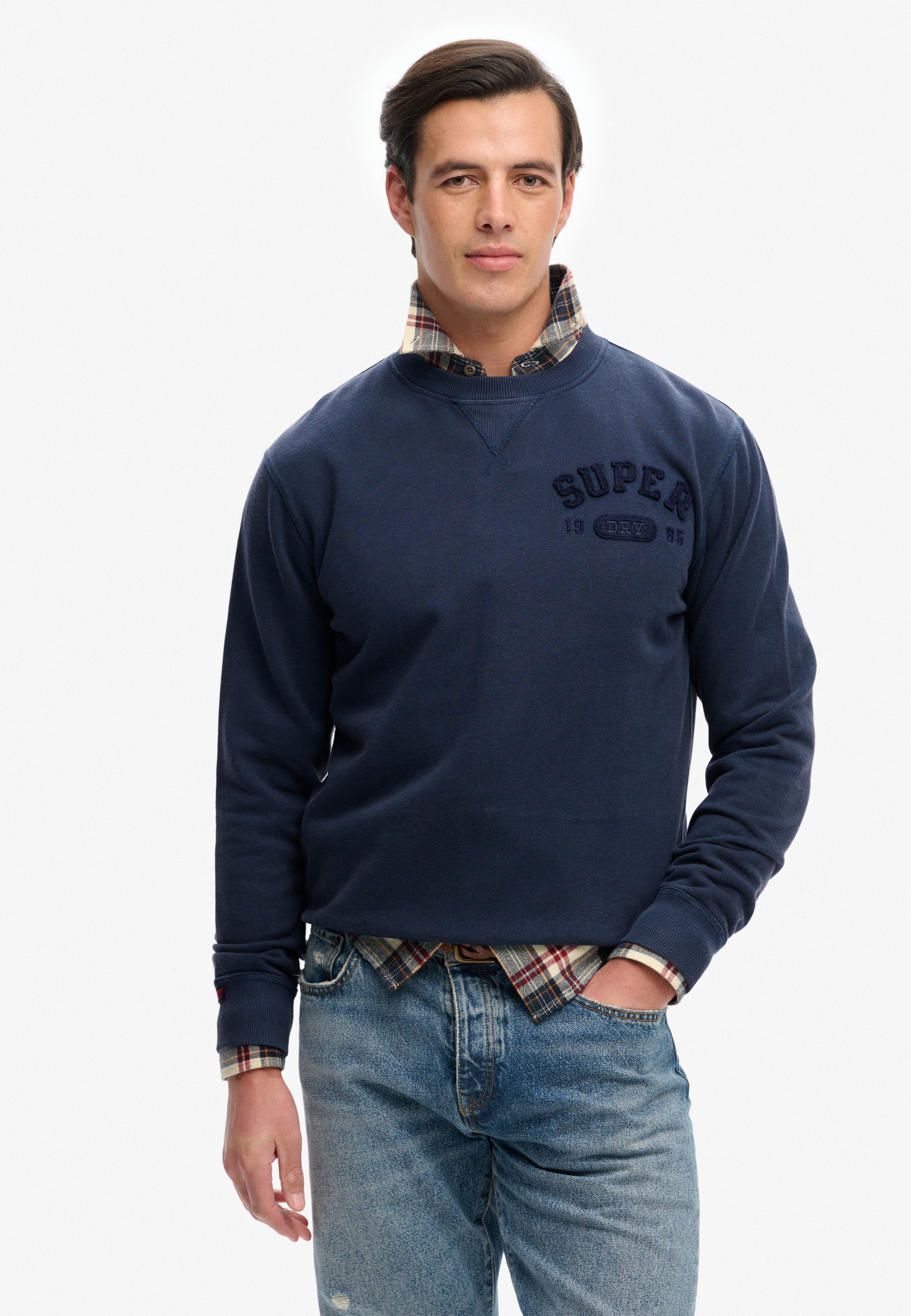 Superdry Sweatshirt "VINTAGE ATHLETIC TONAL CREW" günstig online kaufen