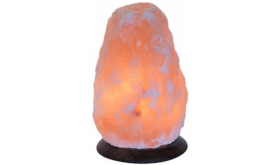HIMALAYA SALT DREAMS Salzkristall-Tischlampe »Rock«, Handgefertigt aus  Salzkristall - jeder Stein ein Unikat, ca.18-22 kg bestellen | BAUR