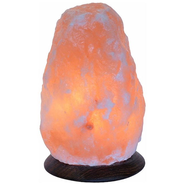 HIMALAYA SALT DREAMS Salzkristall-Tischlampe »Rock«, Handgefertigt aus  Salzkristall - jeder Stein ein Unikat, ca.1,7 kg bestellen | BAUR