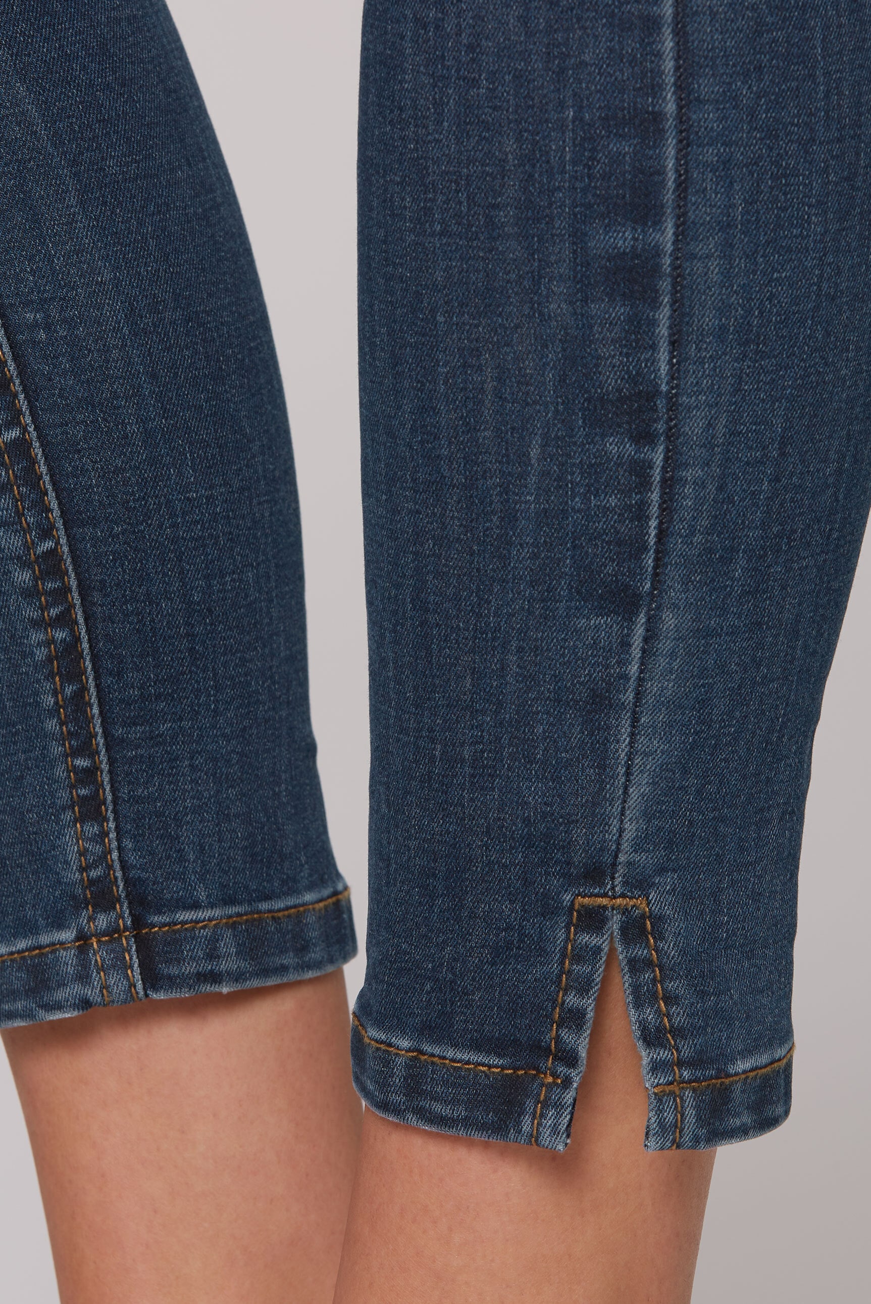 SOCCX Slim-fit-Jeans mit verkürztem Bein
