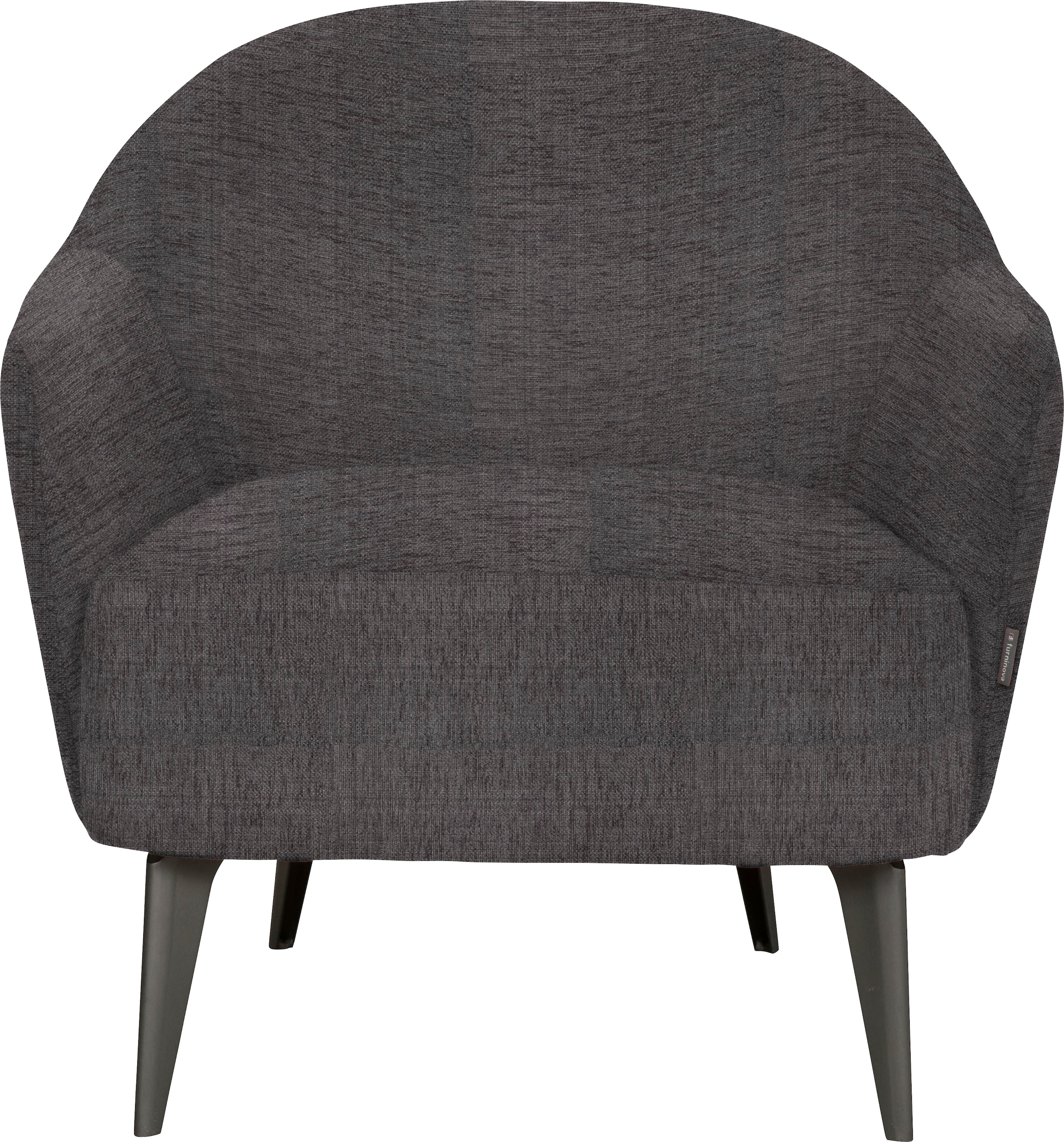Sessel »Paloma«, mit Chromfuß, im skandinavischen Design