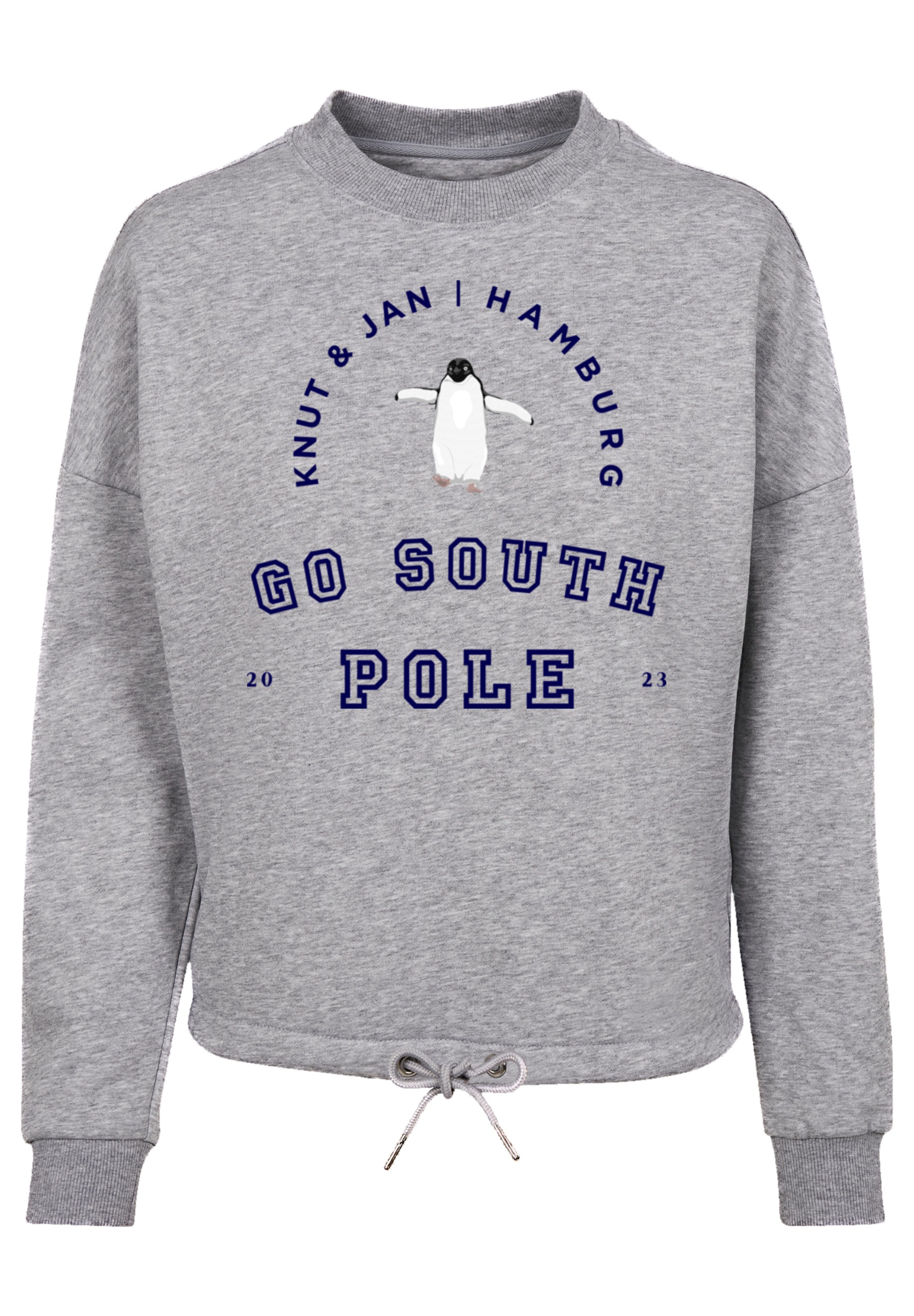 F4NT4STIC Sweatshirt »Pinguin Knut & Jan Hamburg«, Print