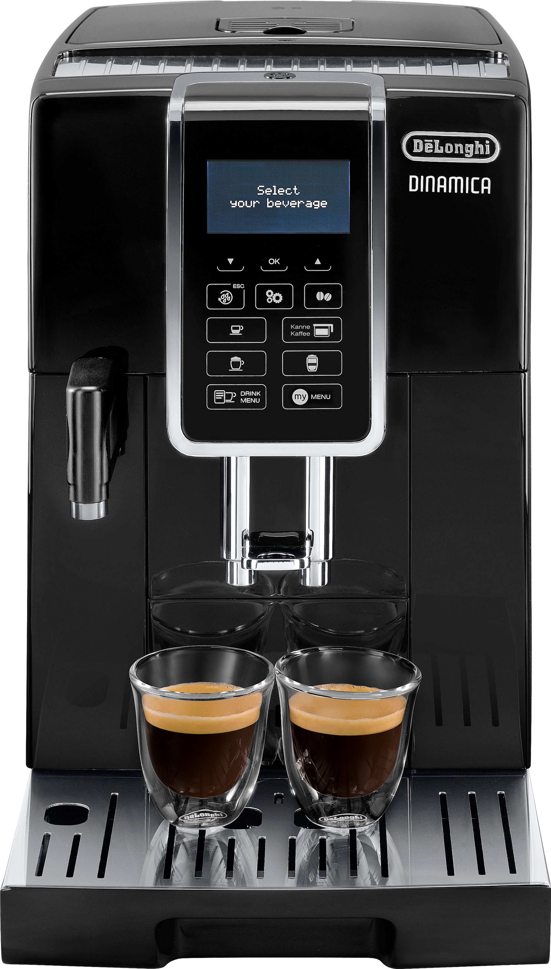 De'Longhi Kaffeevollautomat »Dinamica ECAM 356.57.B«, mit 4 Direktwahltasten, Kaffeekannenfunktion