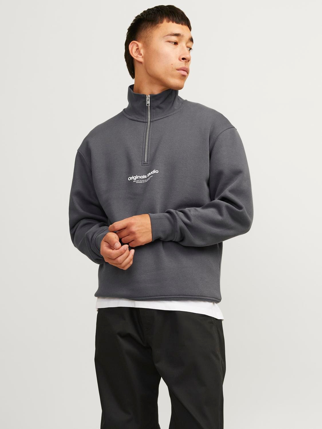 Jack & Jones Sweatshirt "JORVESTERBRO SWEAT QUARTER ZIP HN NOOS" günstig online kaufen