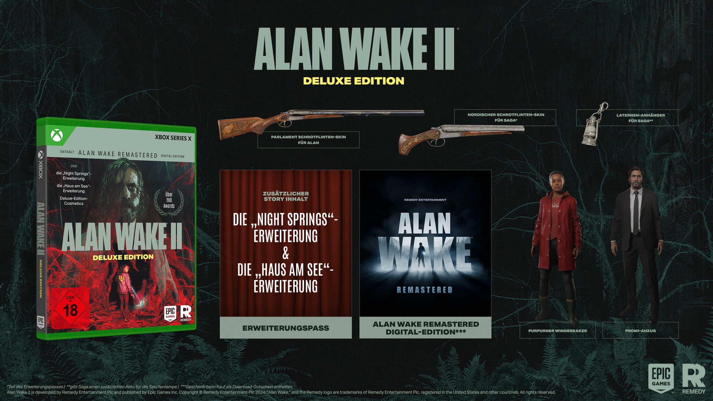 Spielesoftware »Alan Wake 2 Deluxe Edition«, Xbox Series X