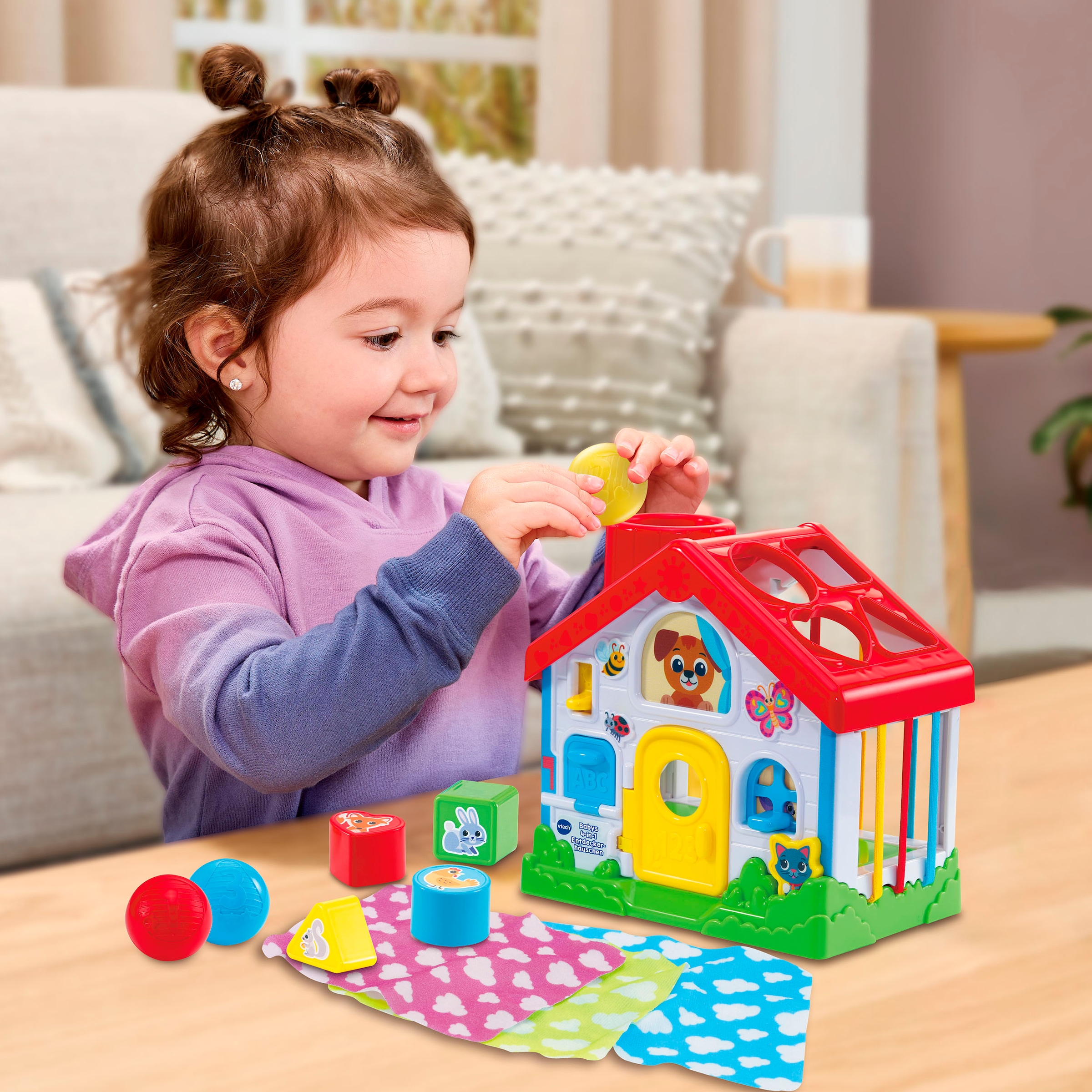 Vtech® Steckspielzeug »Vtech Baby, Babys Entdeckerhäuschen«