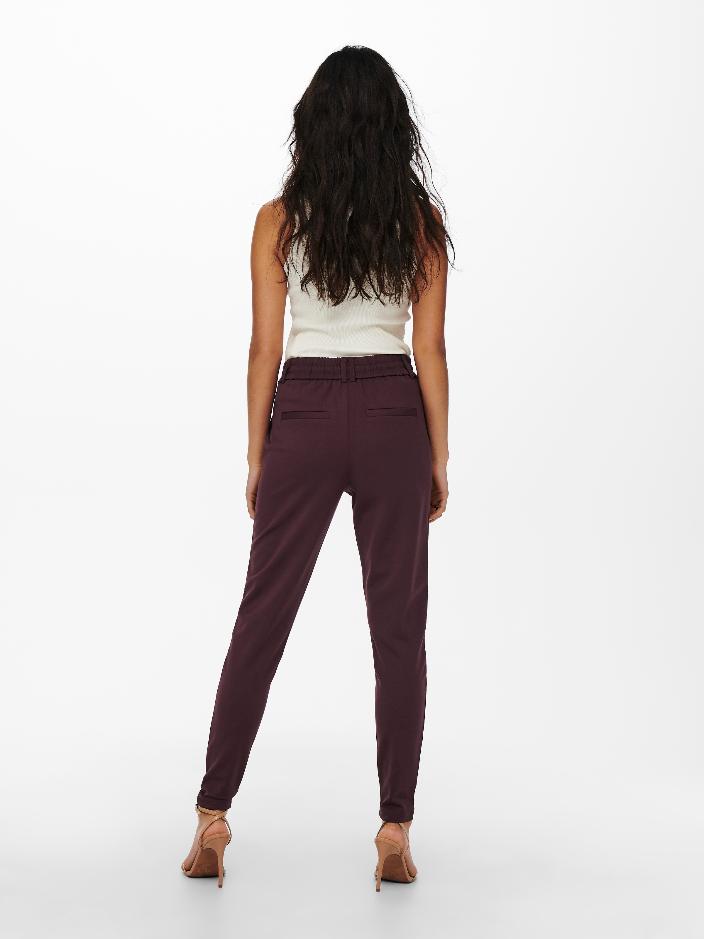 ONLY Jogger Pants »ONLPOPTRASH LIFE EASY COL PANT PNT NOOS«, bequeme Form mit elastischem Bund und Kordelzug