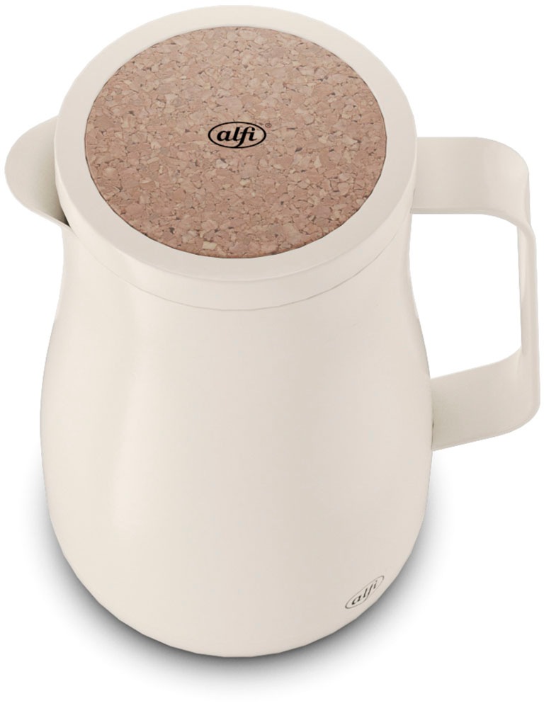 Alfi Isolierkanne »STUDIO TEA, aus doppelwandigem Edelstahl« 0,7 l 1 Stk. tlg. 12h heiß & 24h kalt, ergonomischer Griff, große Öffnung