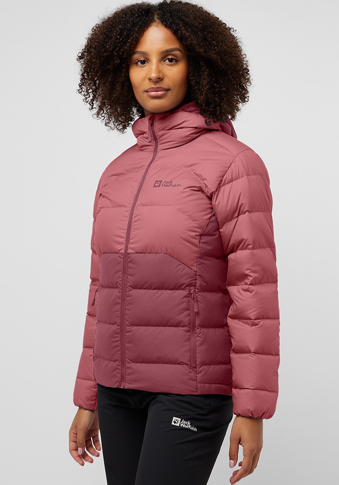 Jack Wolfskin Daunenjacke "ATHER DOWN HOODY W", mit Kapuze