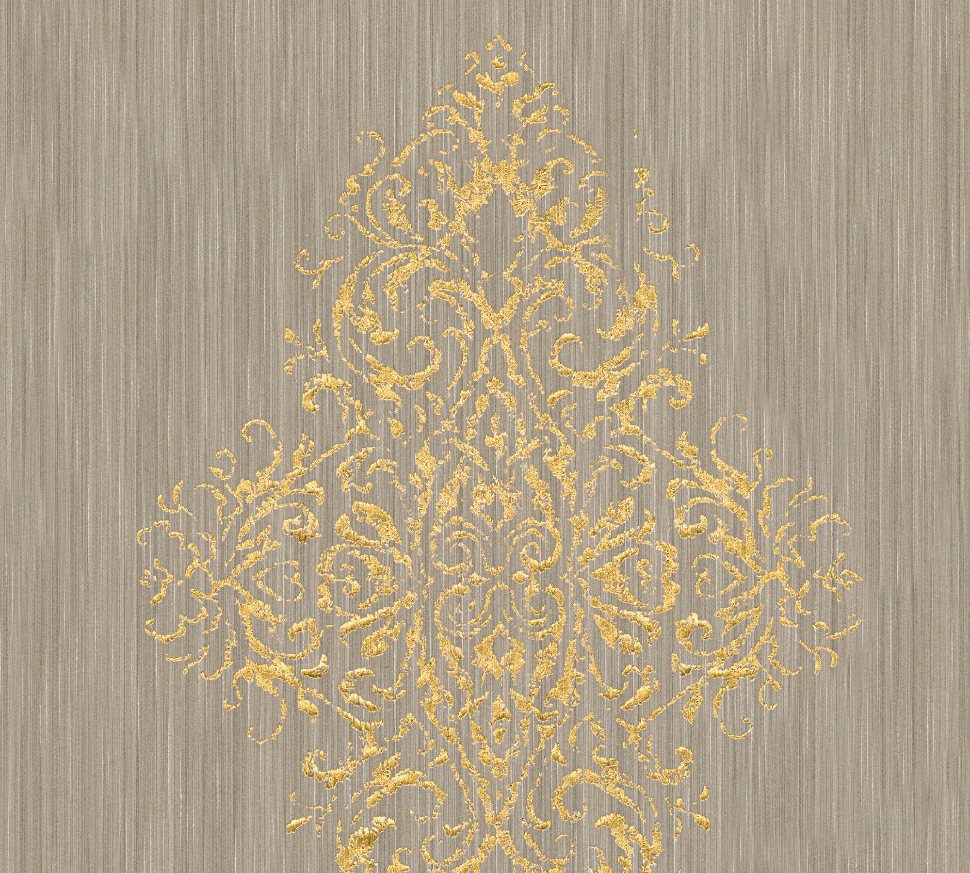 Architects Paper Textiltapete "Luxury wallpaper", Barock-ornamental-gemustert, Textil Tapete Barock Metallic Effekt Tape