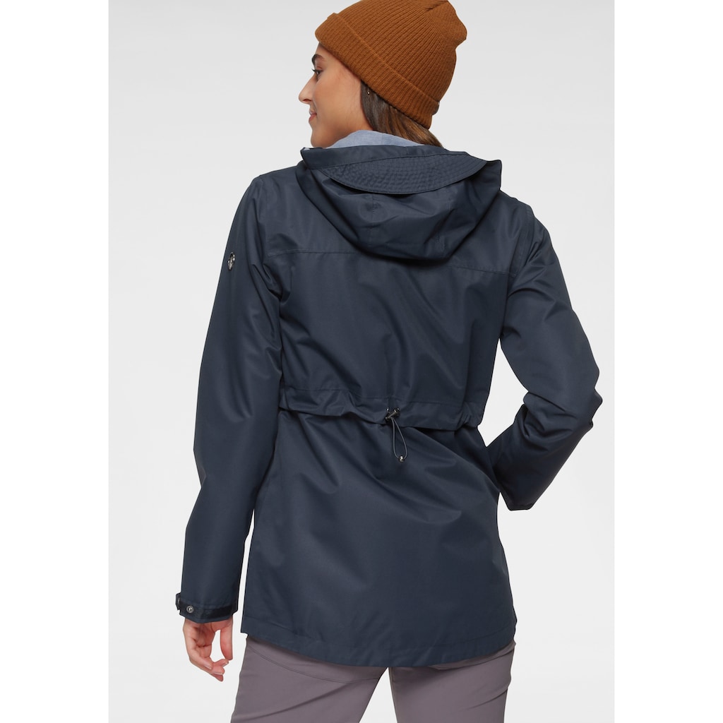 Polarino Outdoorjacke, mit Kapuze