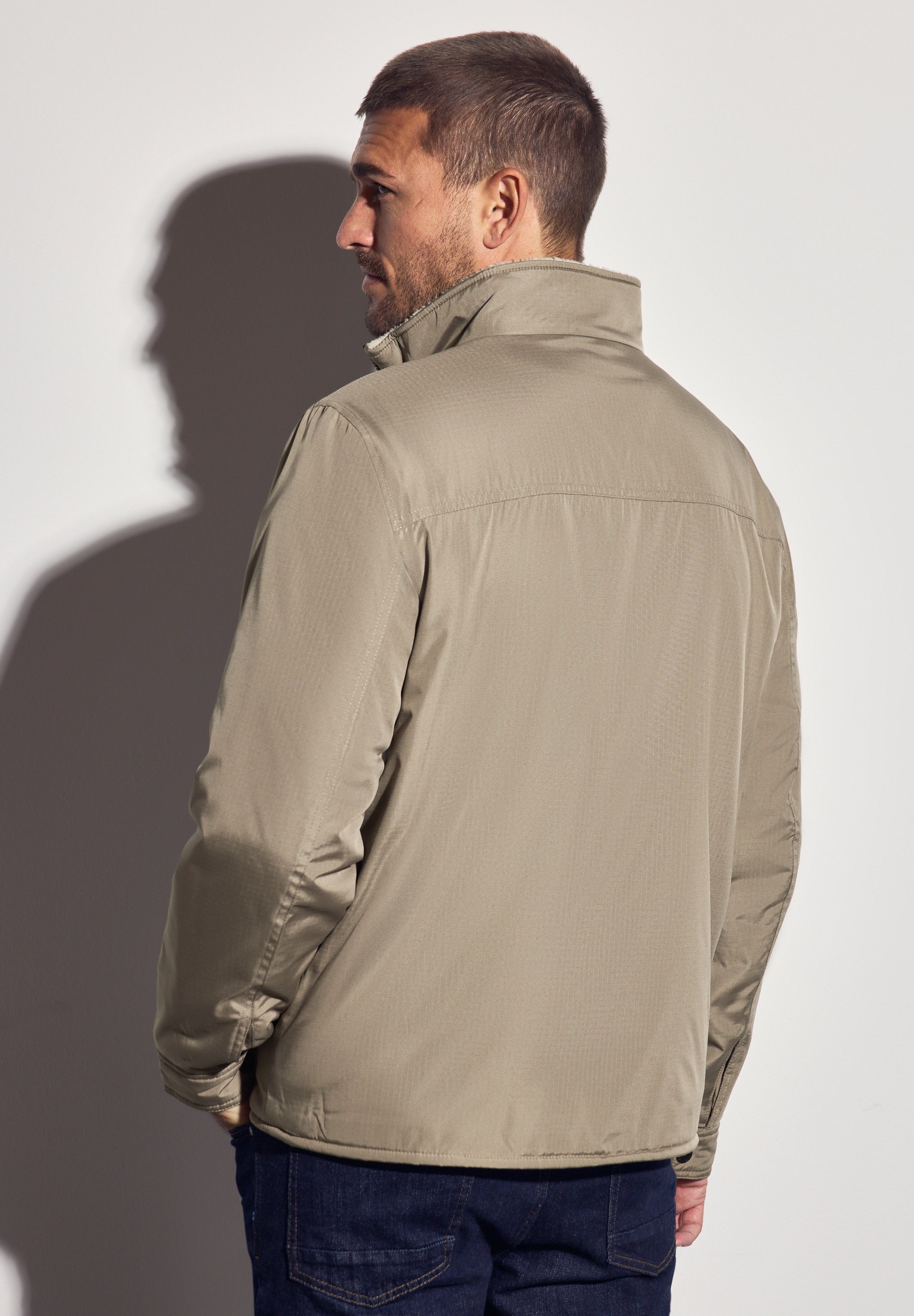 STREET ONE MEN Blouson, ohne Kapuze, mit Stehkragen günstig online kaufen