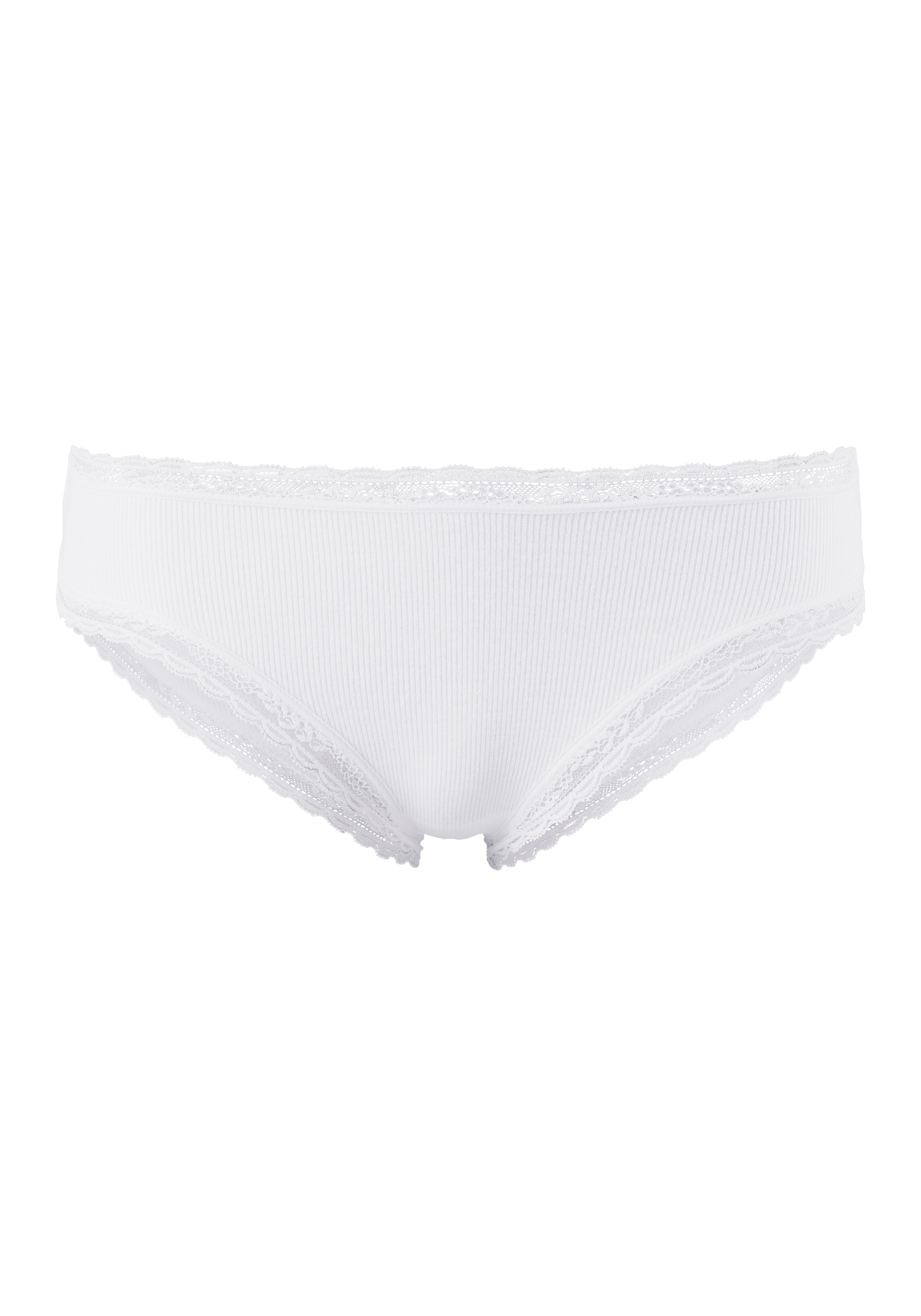 s.Oliver Brasilslip Packung, 2 Stk. mit modischer Spitze aus Baumwollmischung