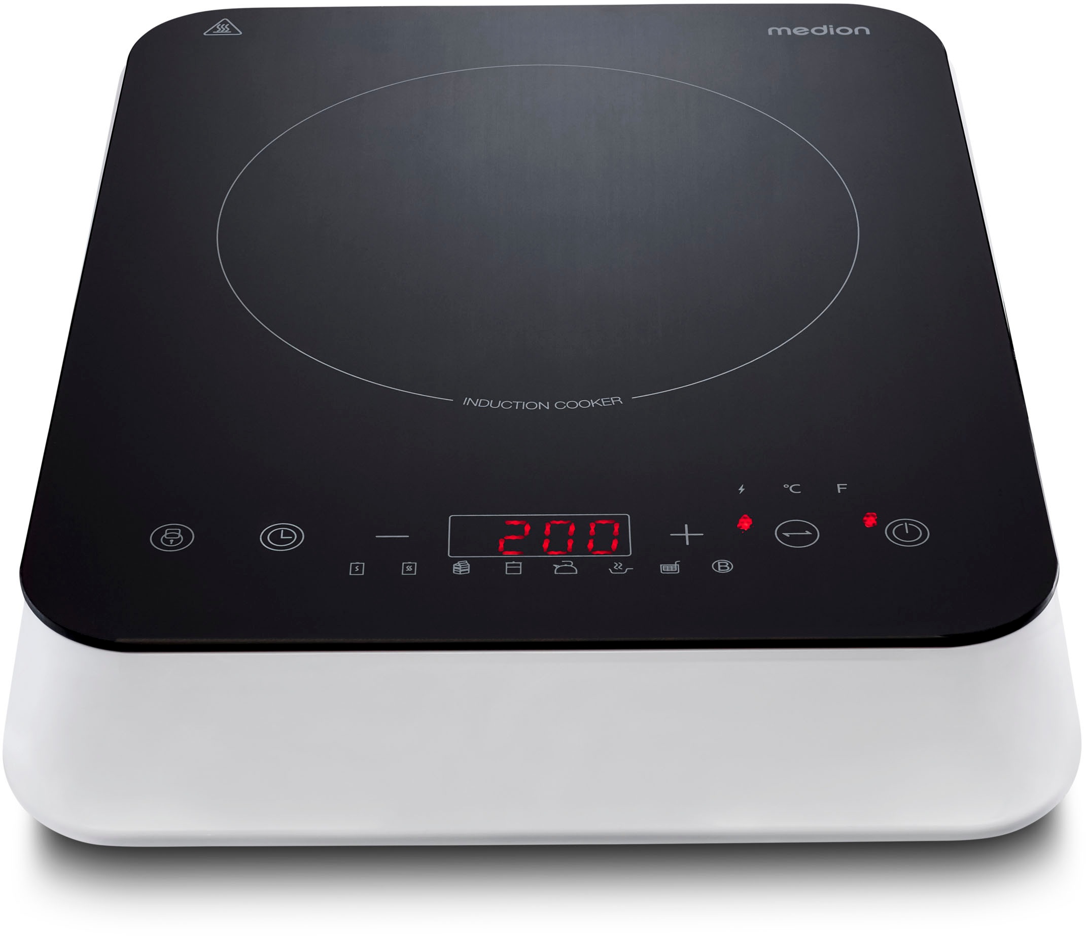Medion Einzel-Induktionskochplatte "MD 18490, 2000 W Induktionsleistung, au günstig online kaufen