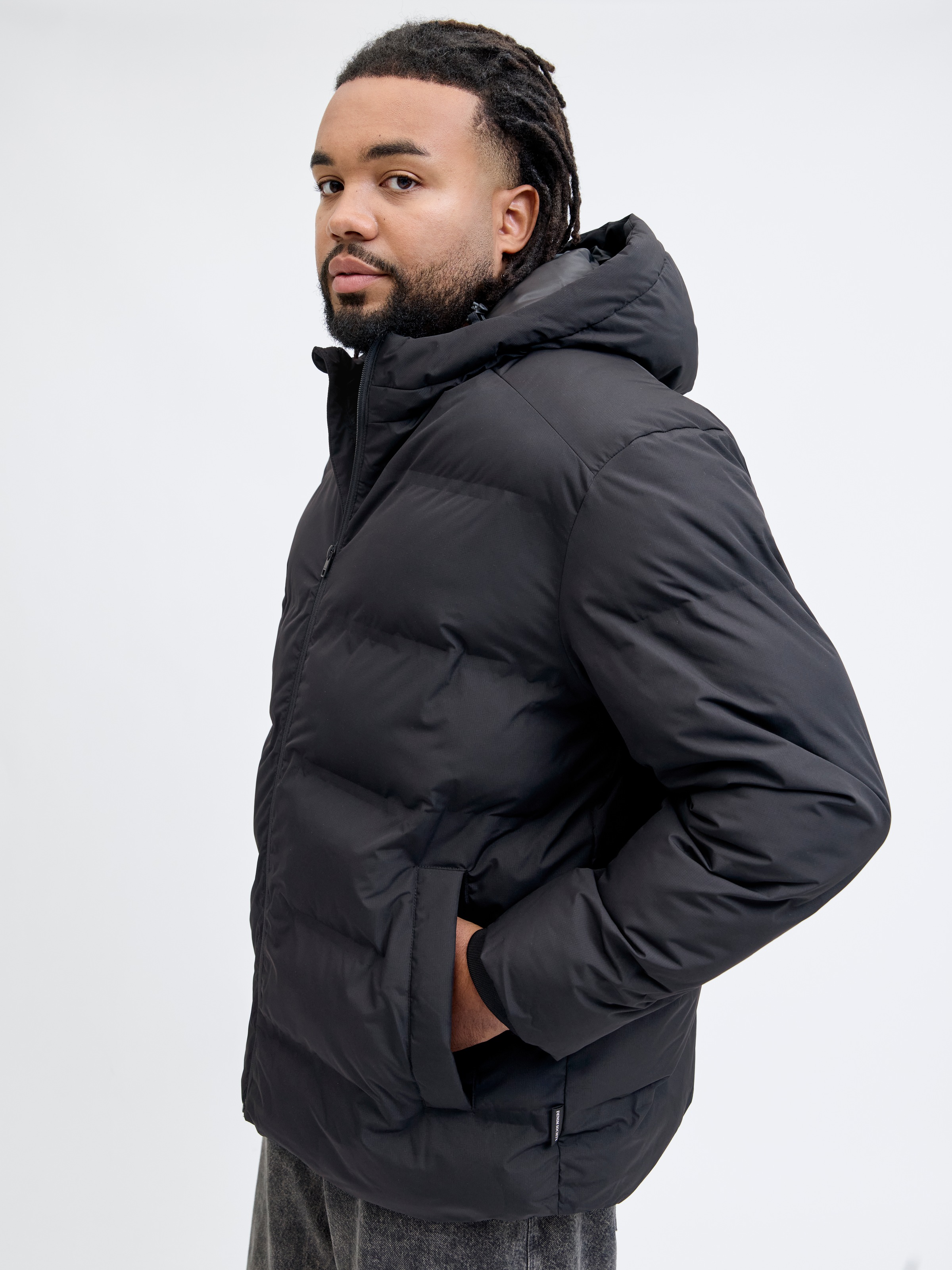 Jack & Jones PlusSize Steppjacke "JJESOHO PUFFER HOOD SN PLS" mit Kapuze günstig online kaufen
