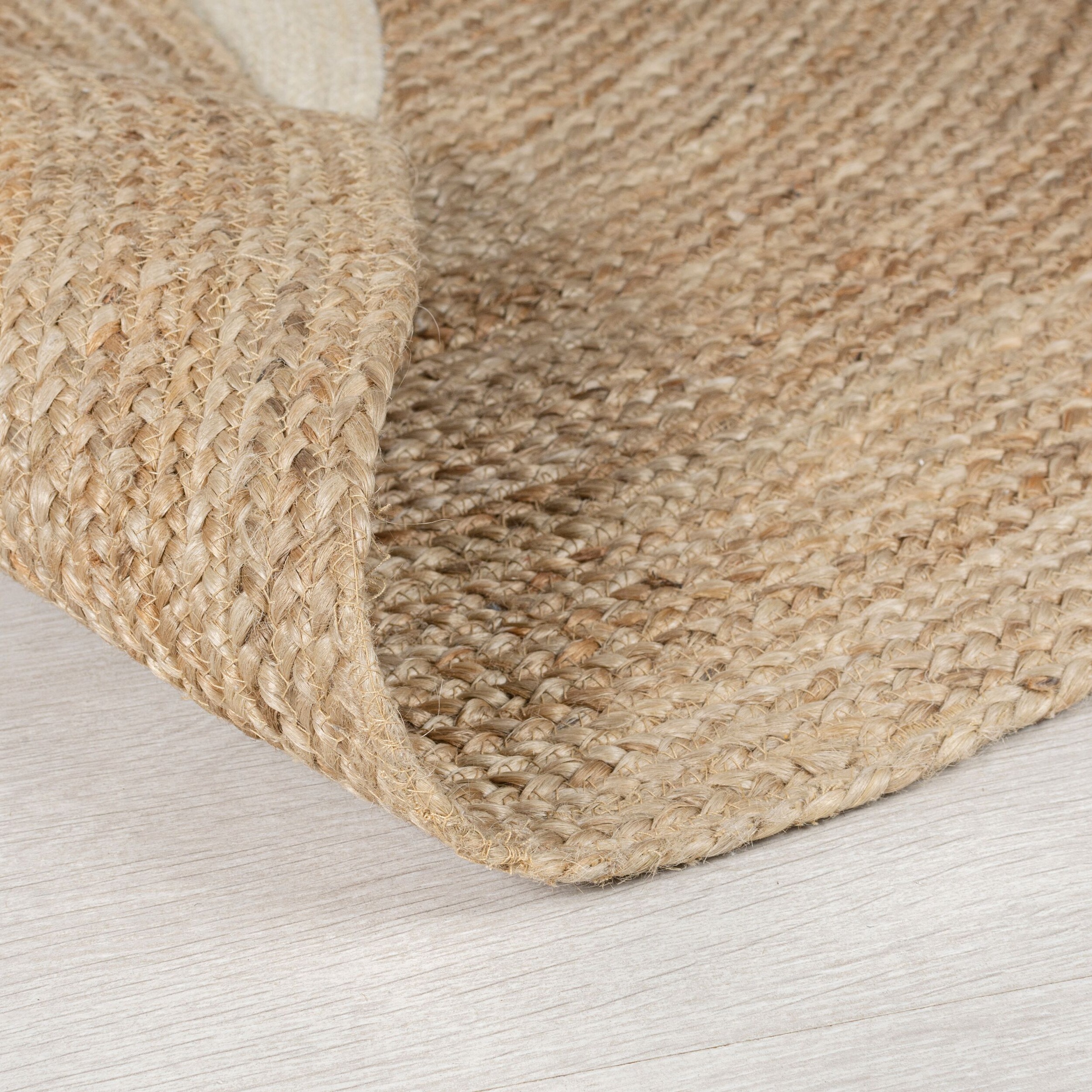FLAIR RUGS Teppich »Jute Kinder«, rund, 5 mm Höhe, Kinder Naturfaser Teppich