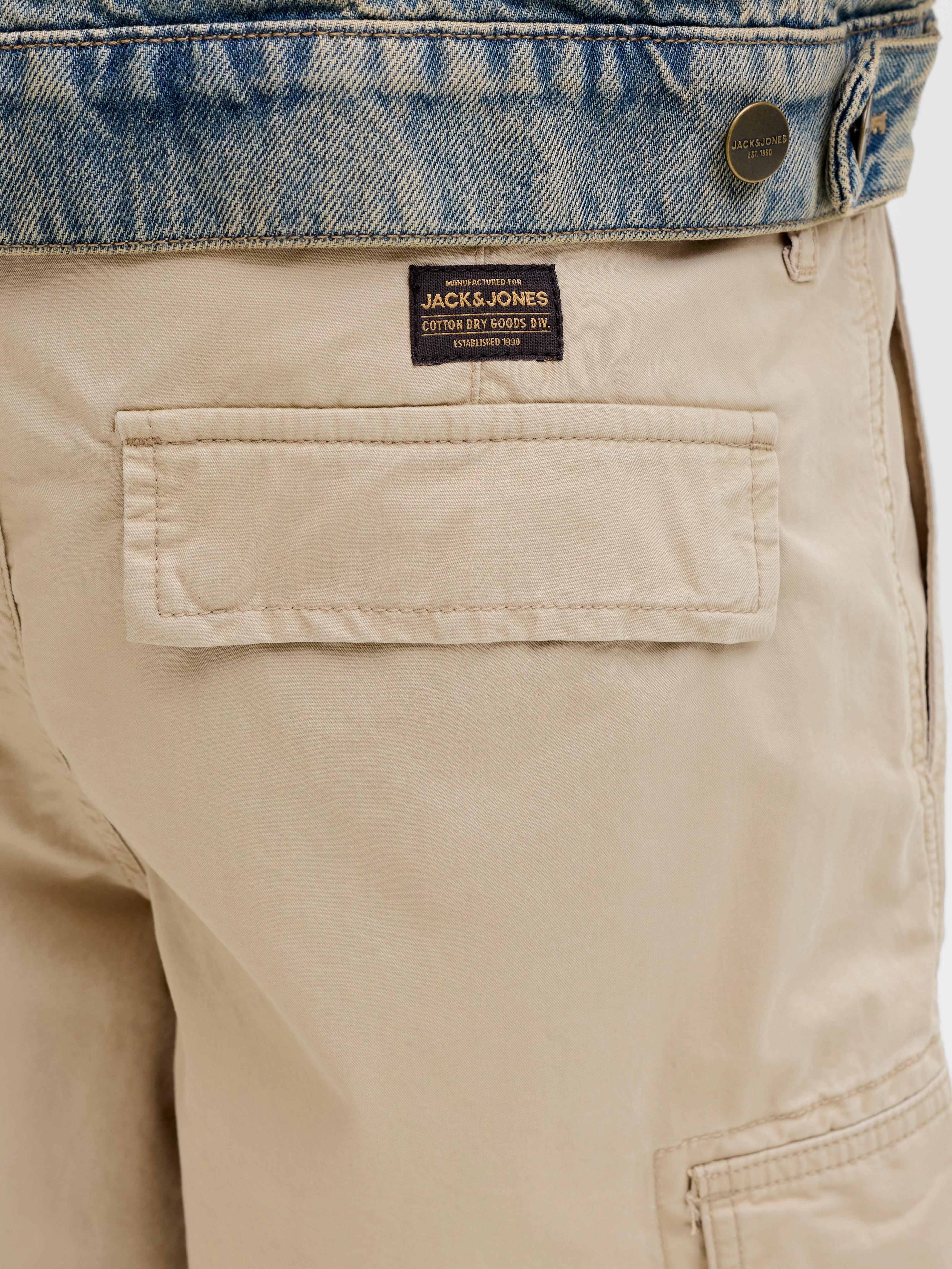 Thumbnail - Jack & Jones PlusSize Cargoshorts "JPSTCOLE FRANK CARGO SHORT MID SN PLS" mit Taschenbändern