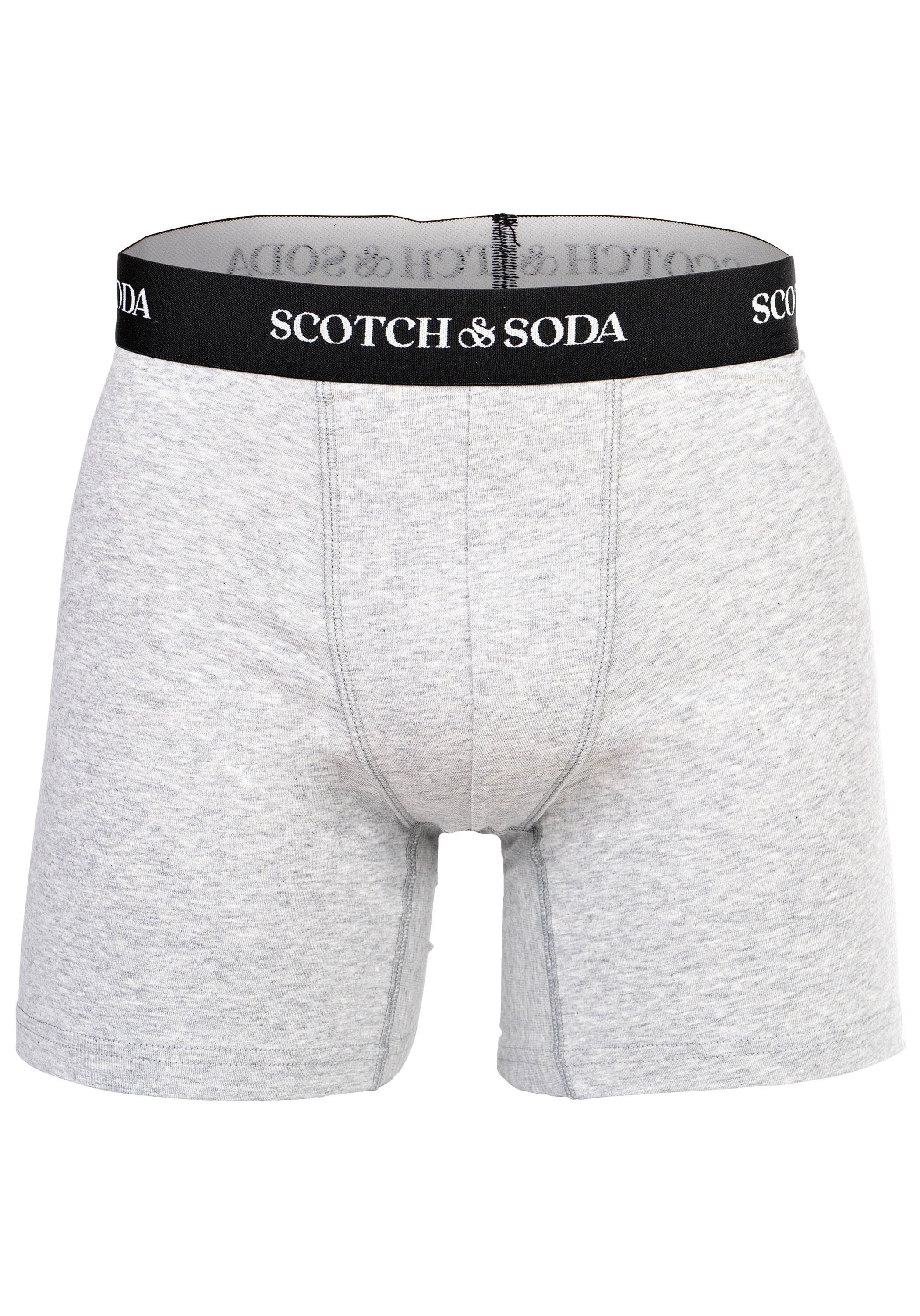 Scotch & Soda Boxershorts »Boxershort Solid Cotton Stretch 3er Pack«