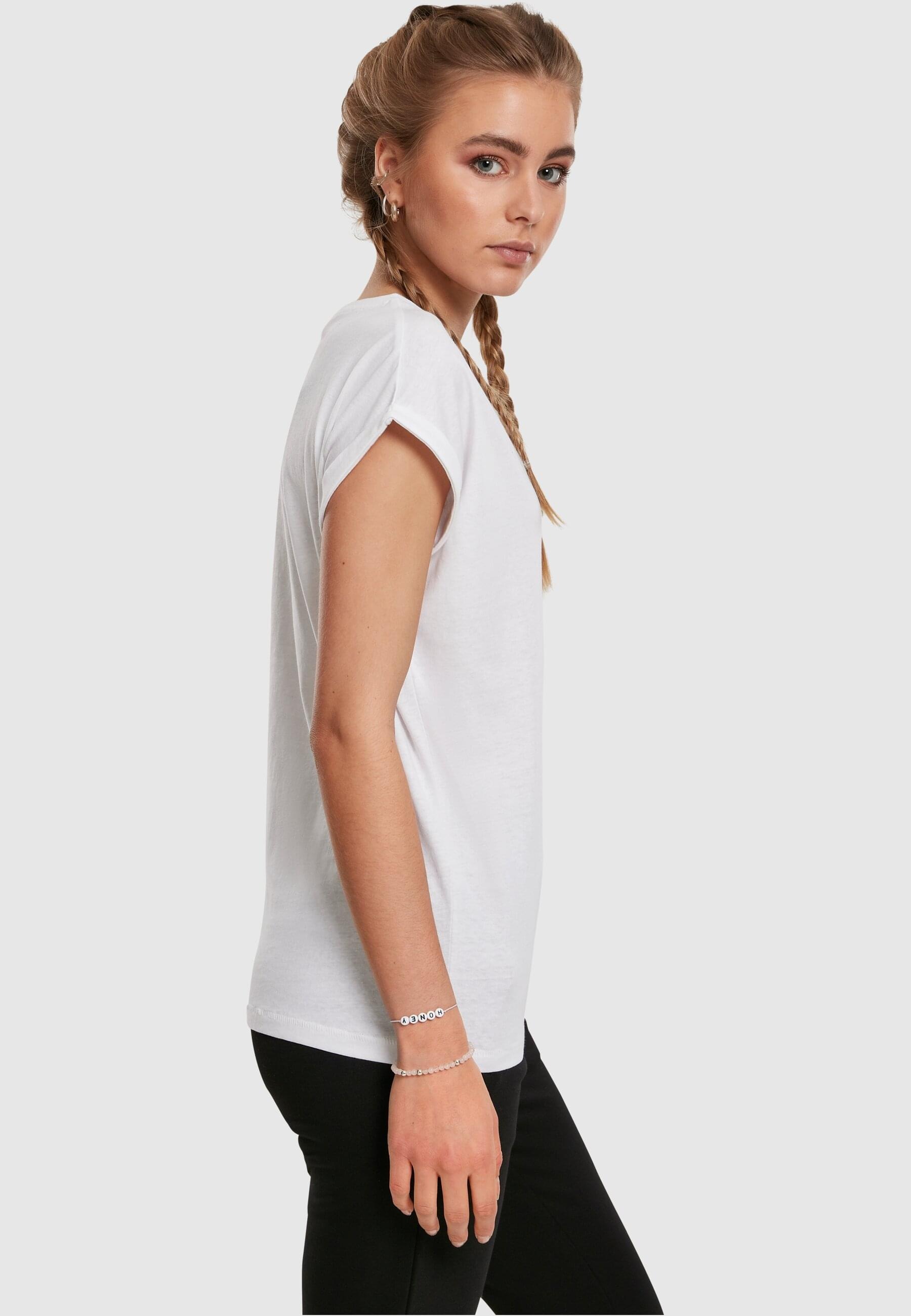 URBAN CLASSICS T-Shirt »Urban Classics Damen Ladies Extended Shoulder Tee 2-Pack«, (1 tlg.)