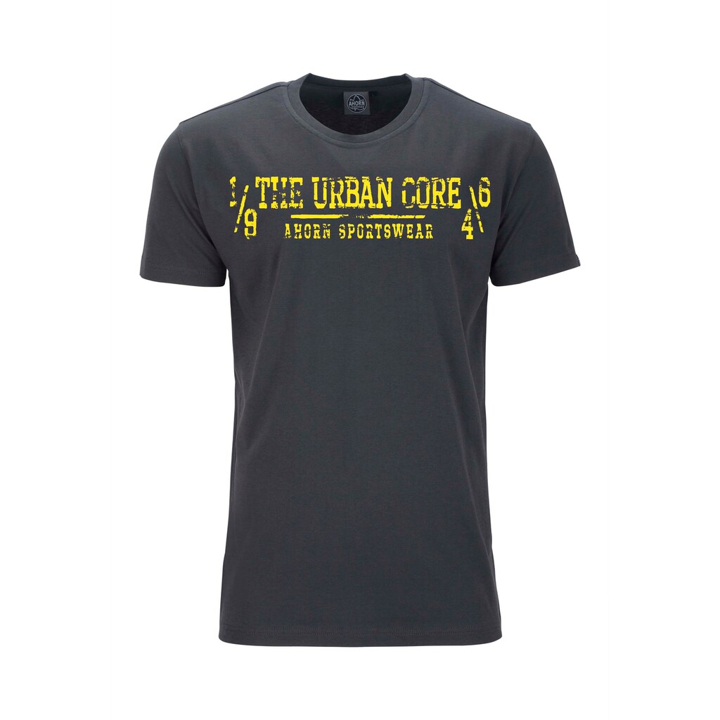 AHORN SPORTSWEAR T-Shirt »URBAN CORE«, mit lässigem Print