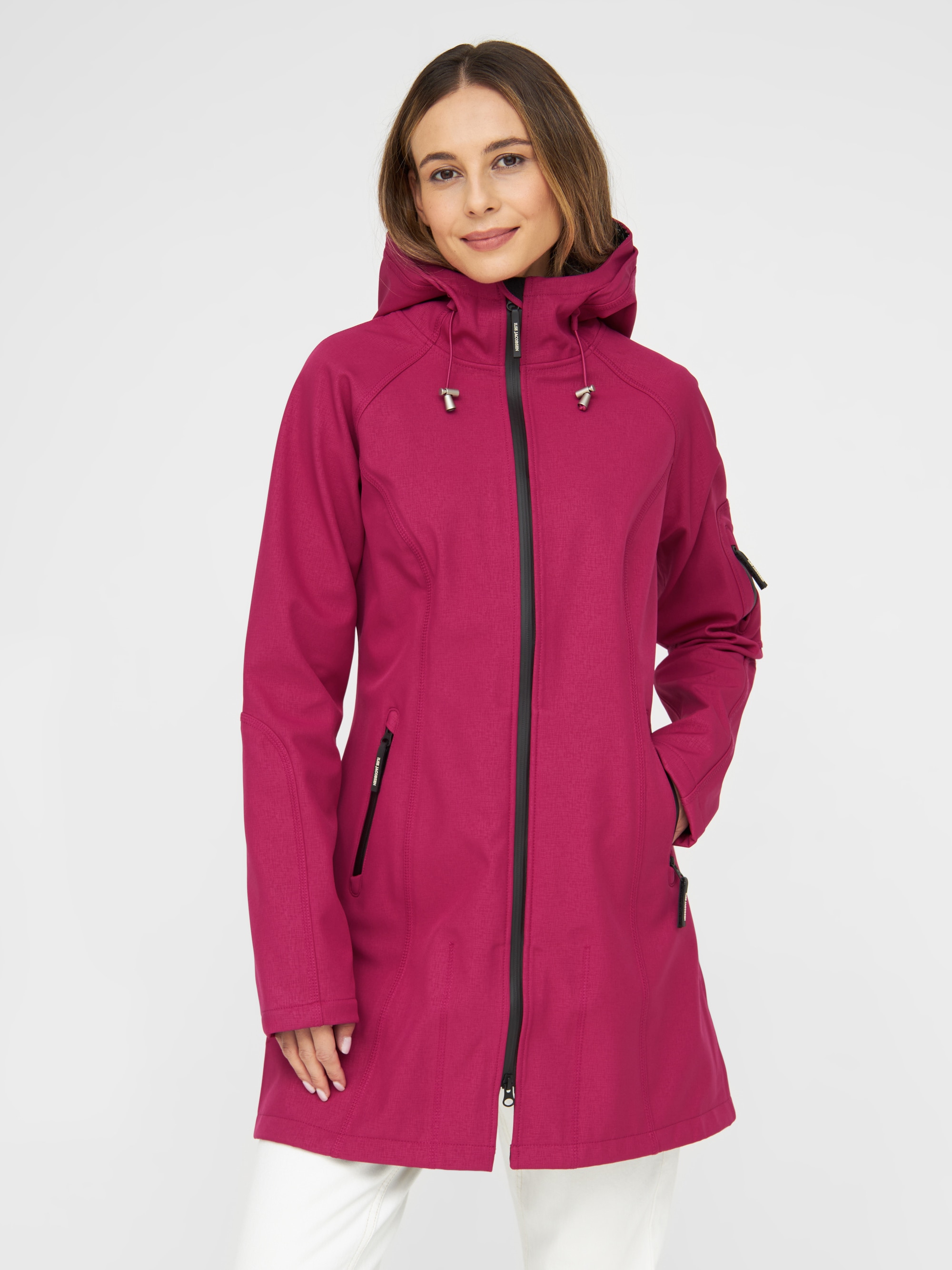 Ilse Jacobsen Softshelljacke "RAIN37", mit Kapuze, Atmungsaktiv, Kapuze, wasserdicht, leicht, YKK 2-Wege Reißverschluss