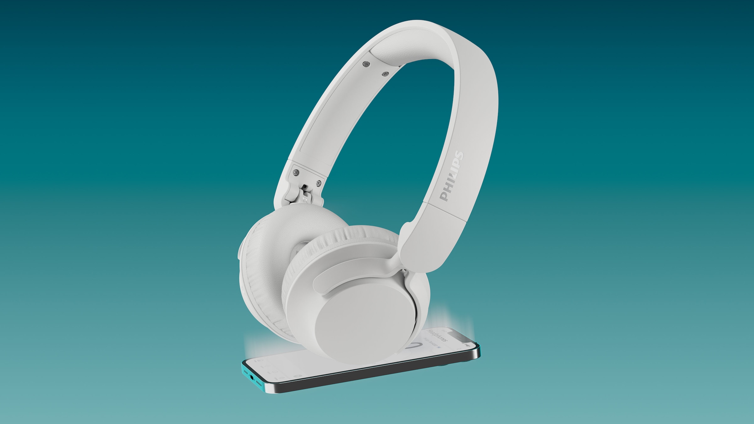 Philips On-Ear-Kopfhörer »TAH4500WT/00« Bluetooth Active Noise Cancelling (ANC)