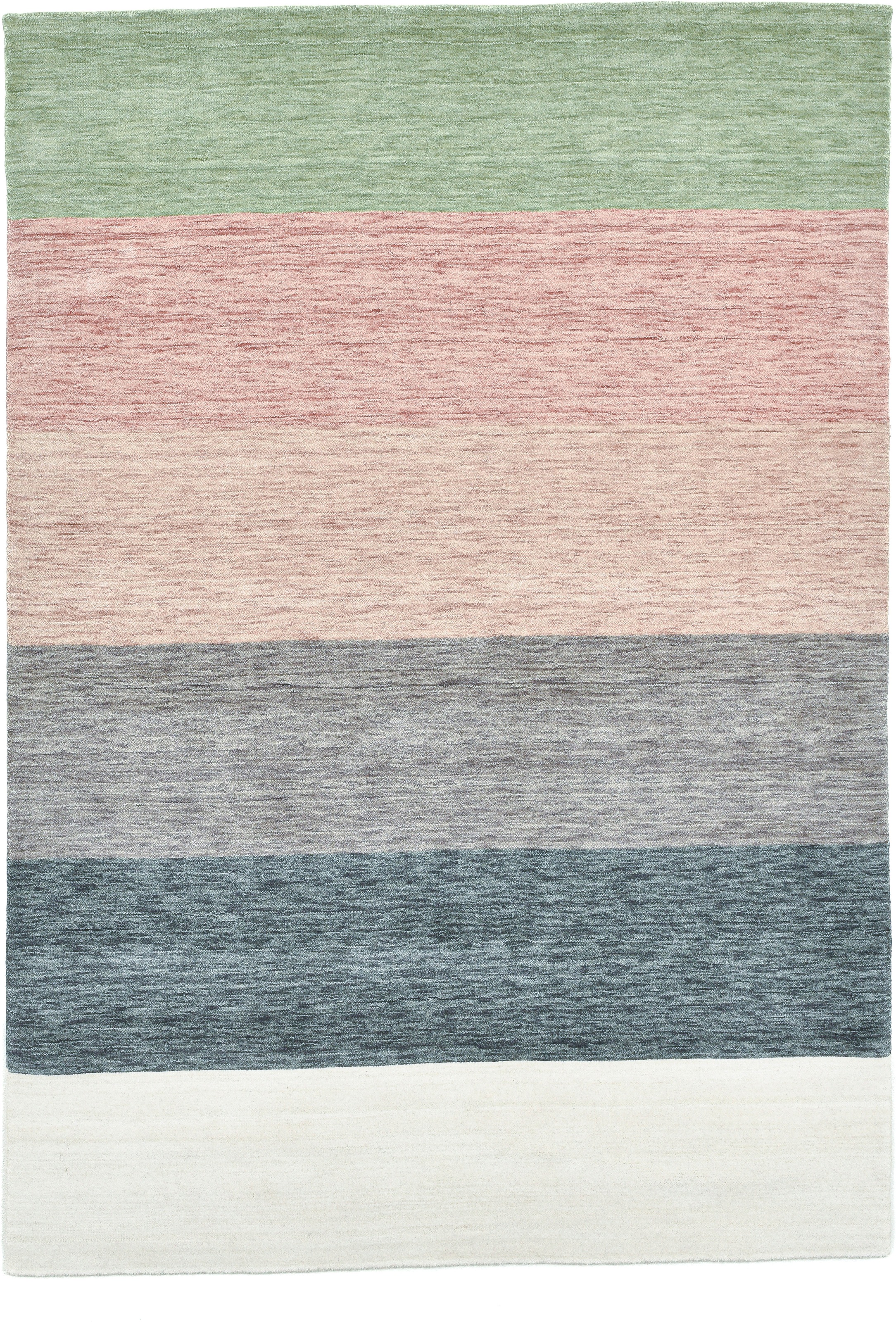 OTTO home Wollteppich "Angern" rechteckig 13 mm Höhe Handweb Teppich, gestr günstig online kaufen