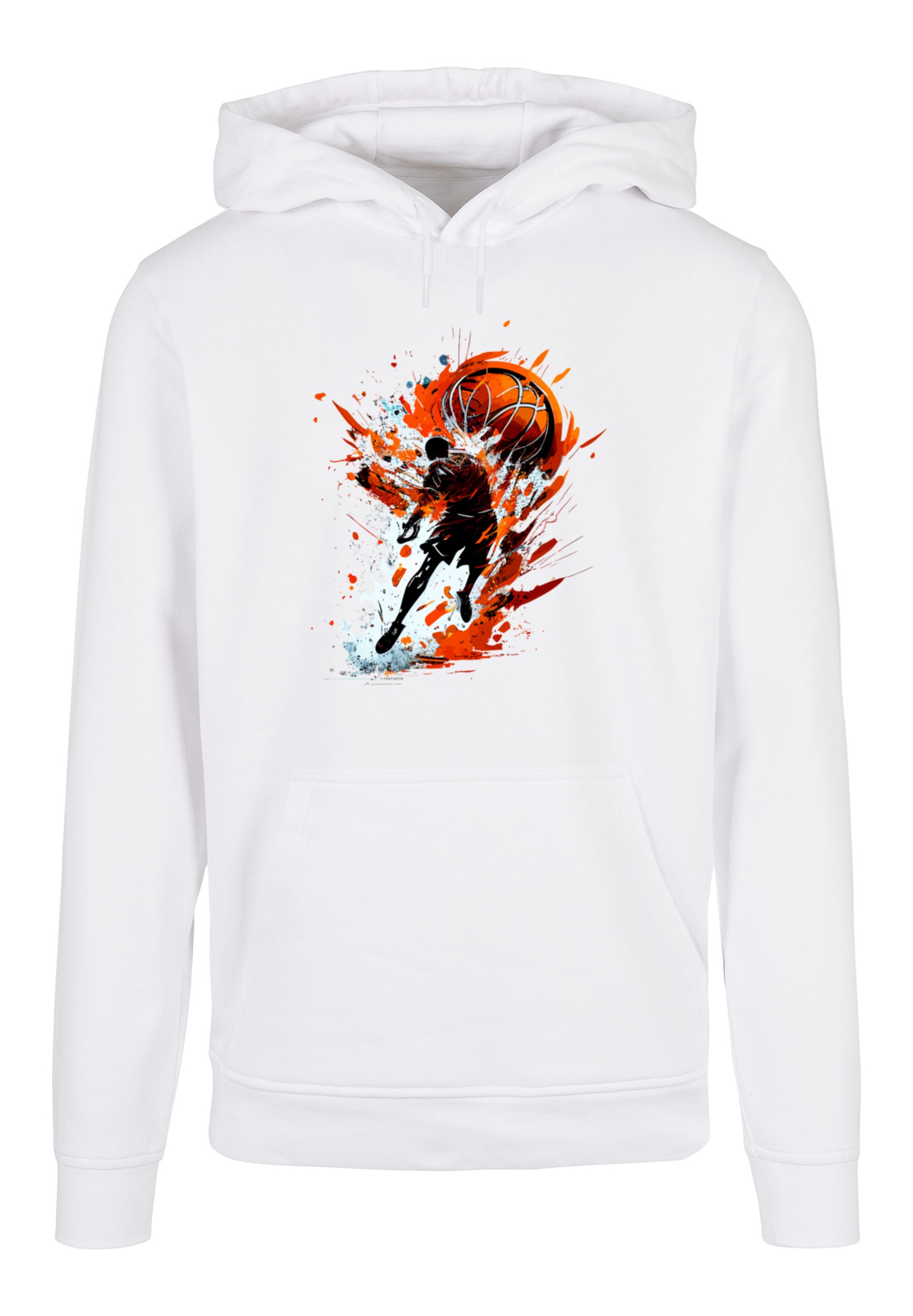F4NT4STIC Kapuzenpullover »Basketball Splash Sport HOODIE«, Print