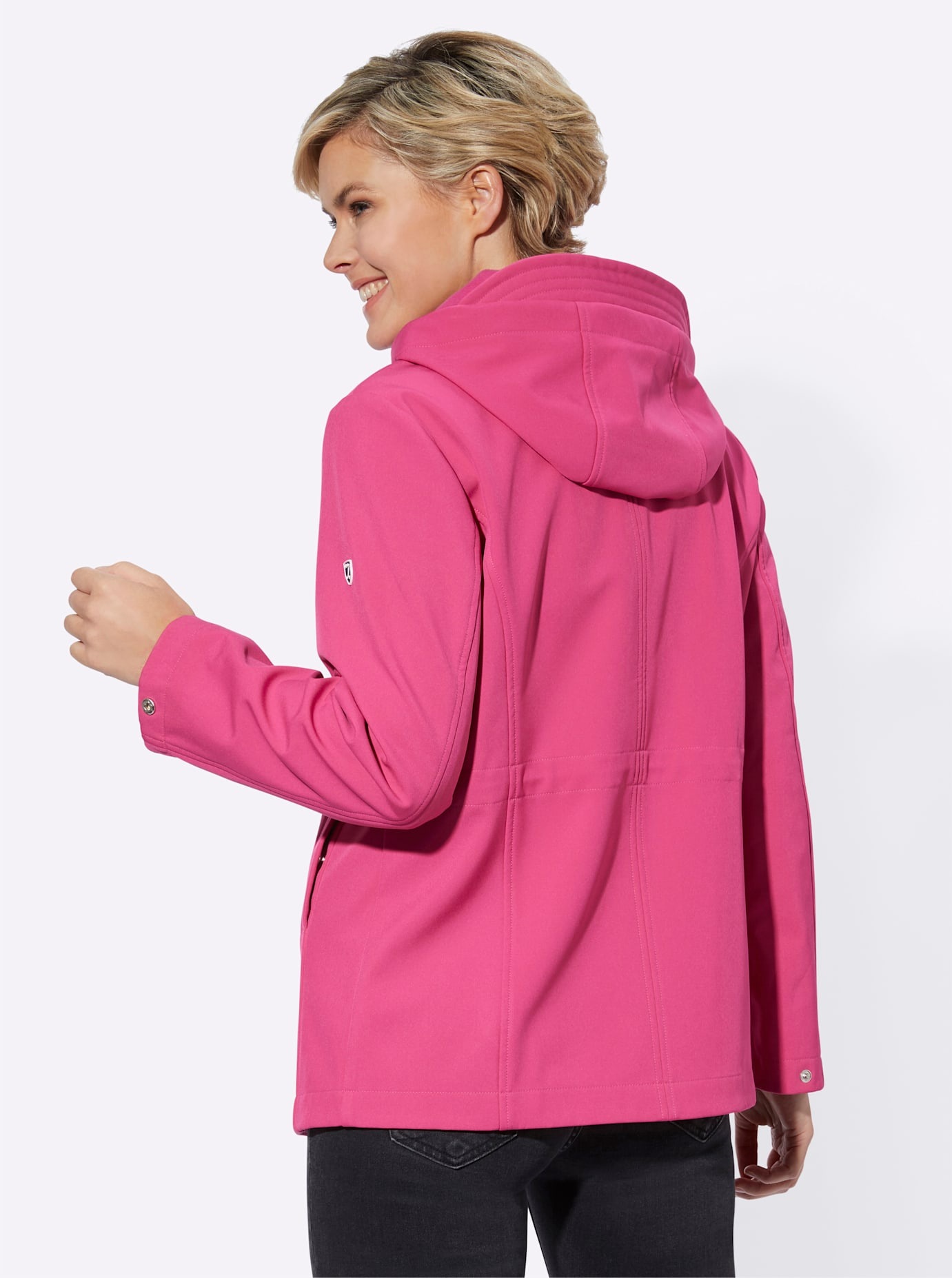 Casual Looks Softshelljacke, mit Kapuze