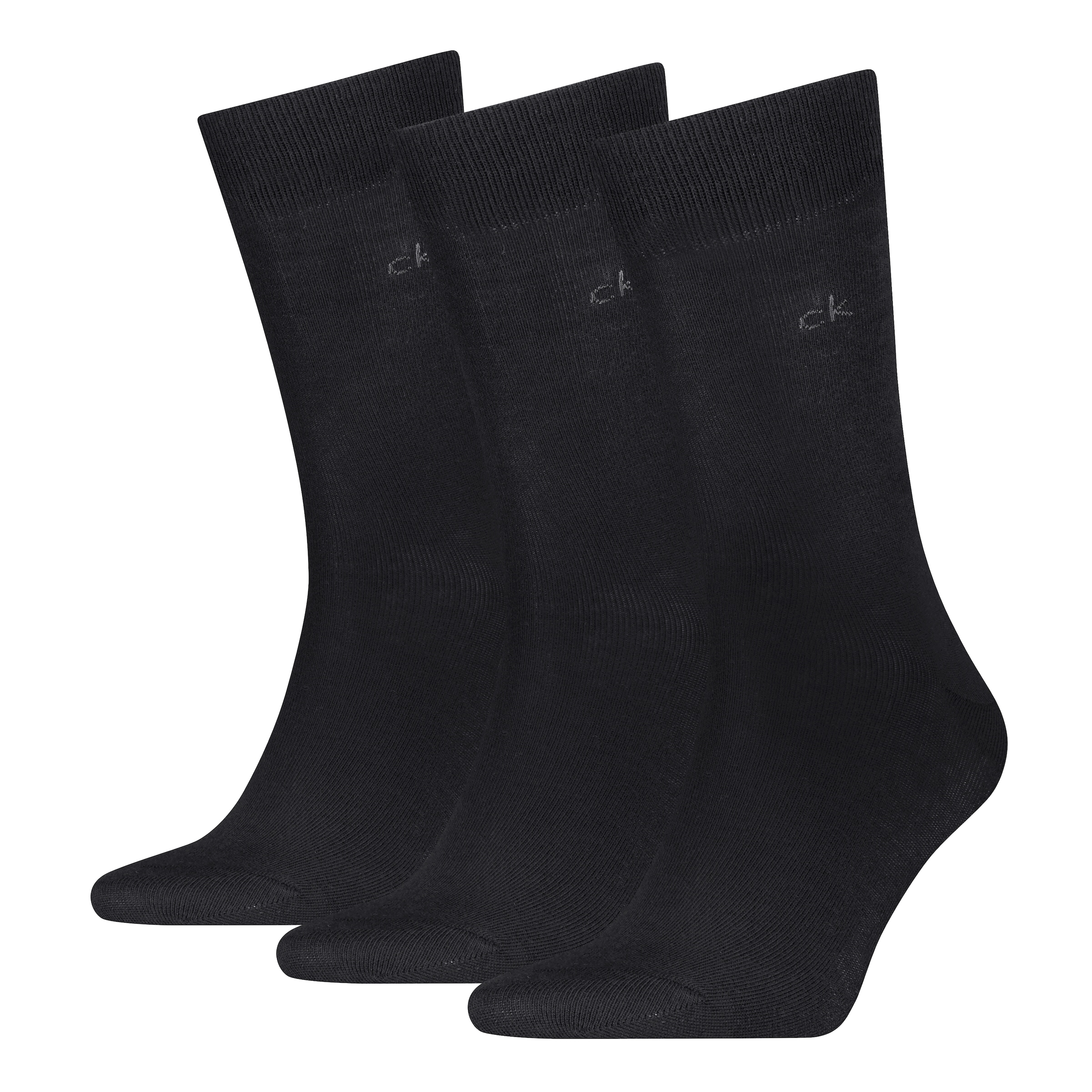 Calvin Klein Socken »CK MEN SOCK« 3 Paar,  uni, Cotton-Mix, breiter Bund