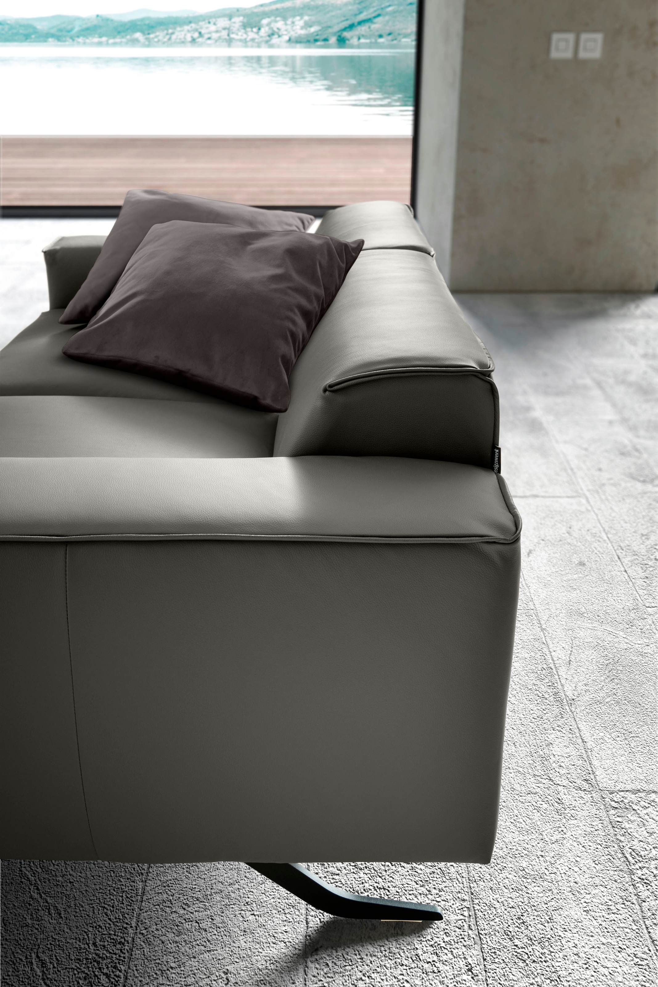 designwerk 3-Sitzer »Beauty«, mit eleganten Füßen, Breite 237 cm bestellen  | BAUR | Einzelsofas