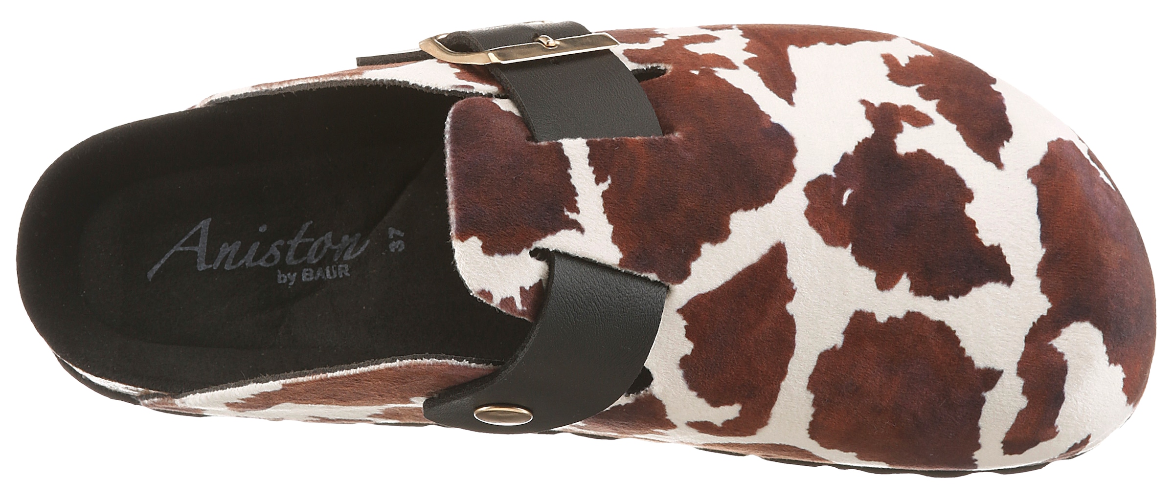 Aniston SHOES Clog  Hausschuh, Schlupfschuh mit verstellbarer Schnalle - NEUE KOLLEKTION