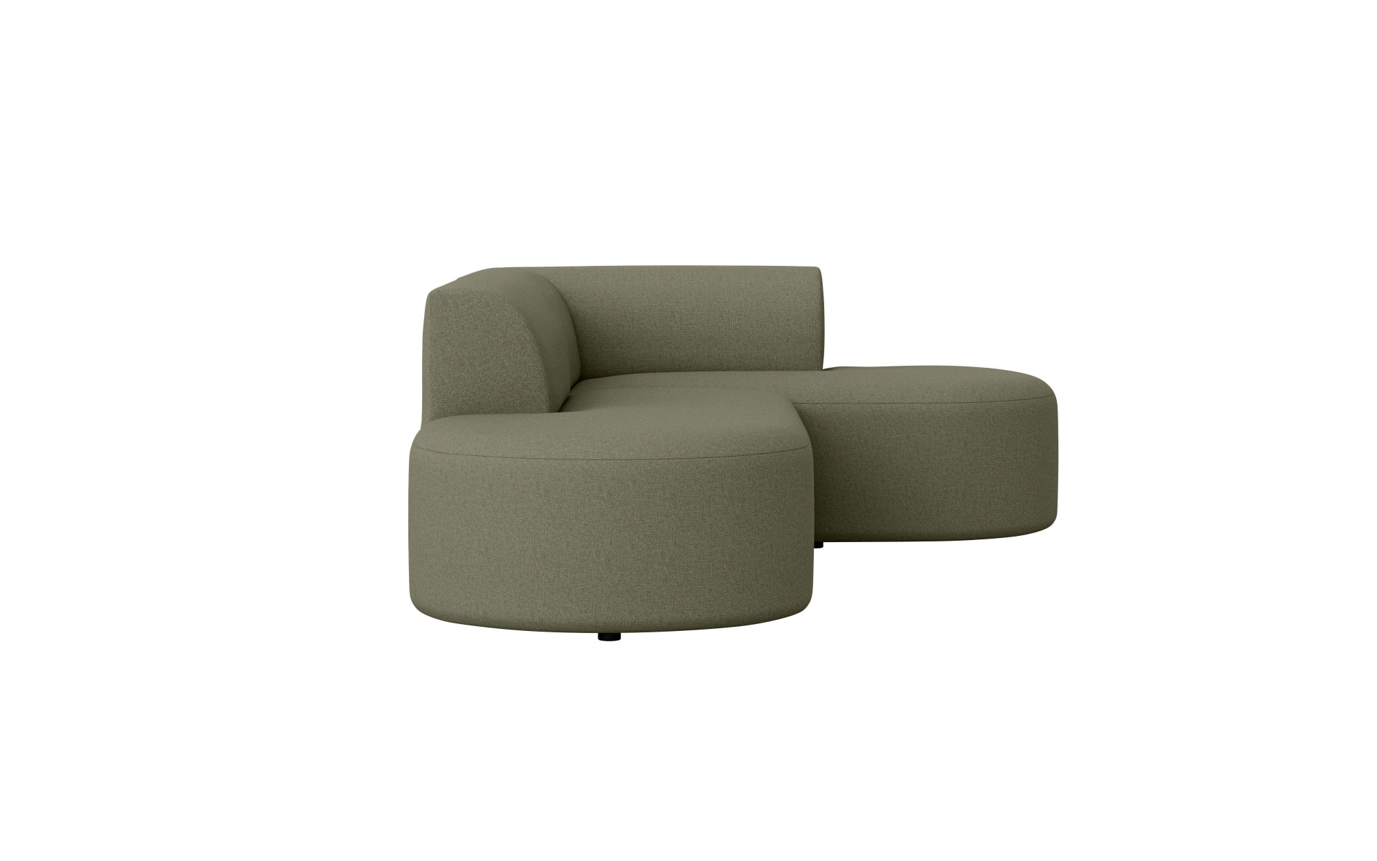 andas Ecksofa »Ecksofa Tvinne mit Ottomane links oder rechts bestellbar«, L-Form, mit Wellenunterfederung, BxTxH 260x170x73 cm