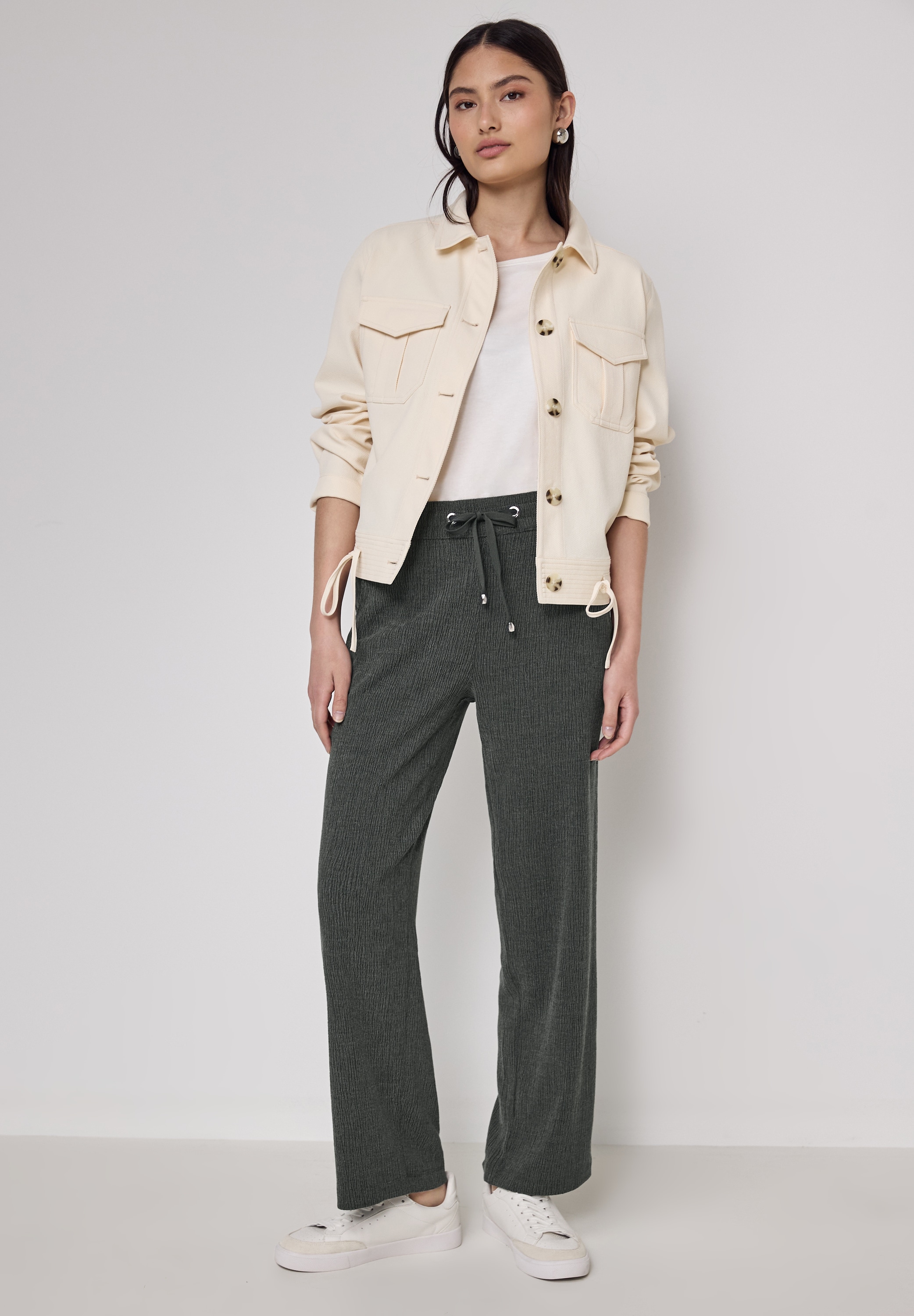 STREET ONE STUDIO Stoffhose, High Waist