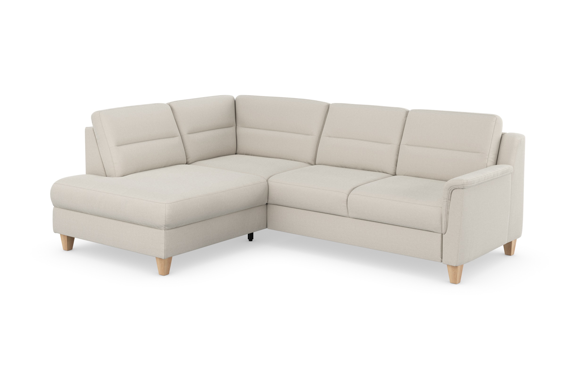 Thumbnail - sit&more Ecksofa "Farö L-Form", inklusive Federkern, wahlweise mit Bettfunktion und Bettkasten