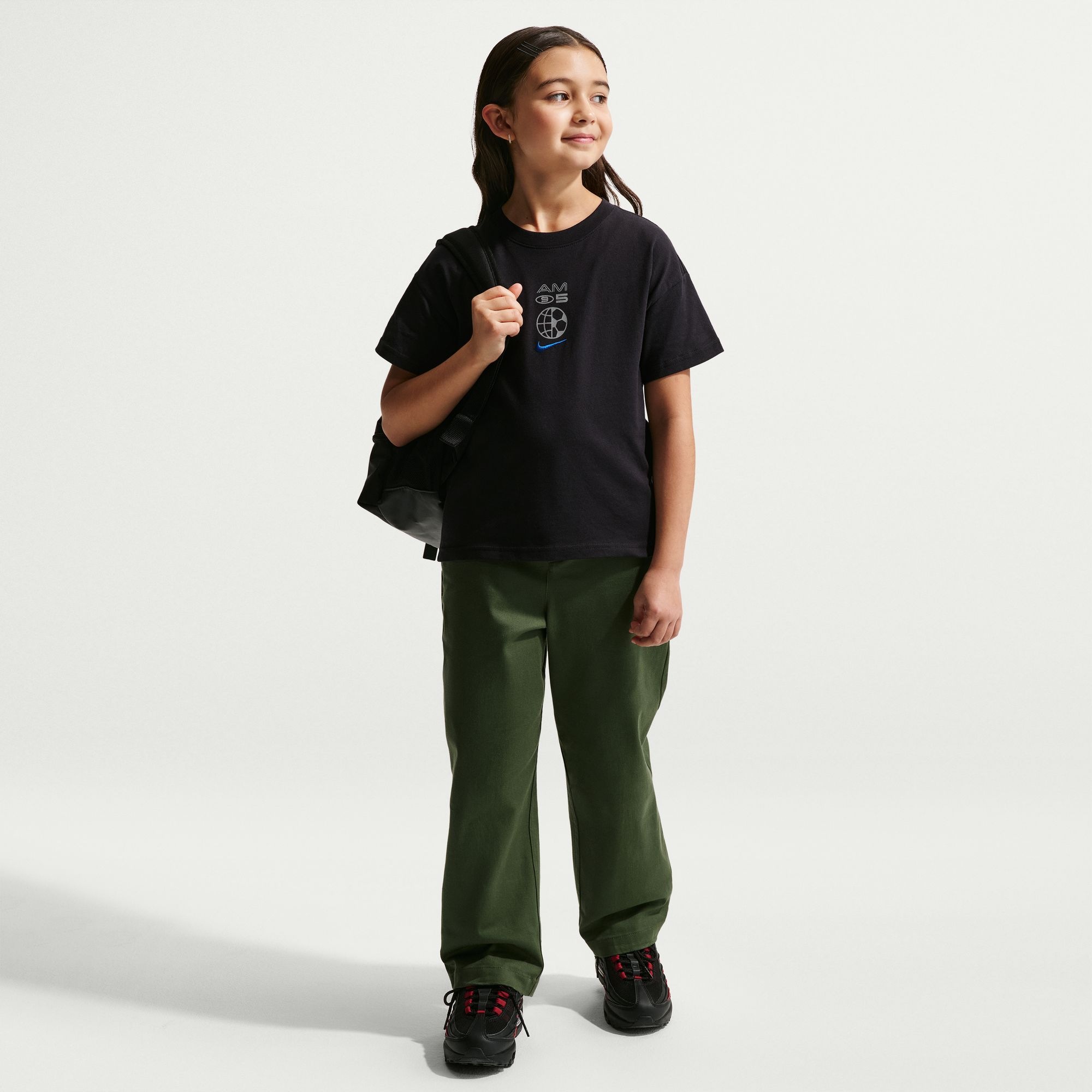 Nike Sportswear T-Shirt »K NSW TEE M90 AM95 REFLECTIVE« für Jugendliche entwickelt, T-Shirt-Form, aus Baumwolle