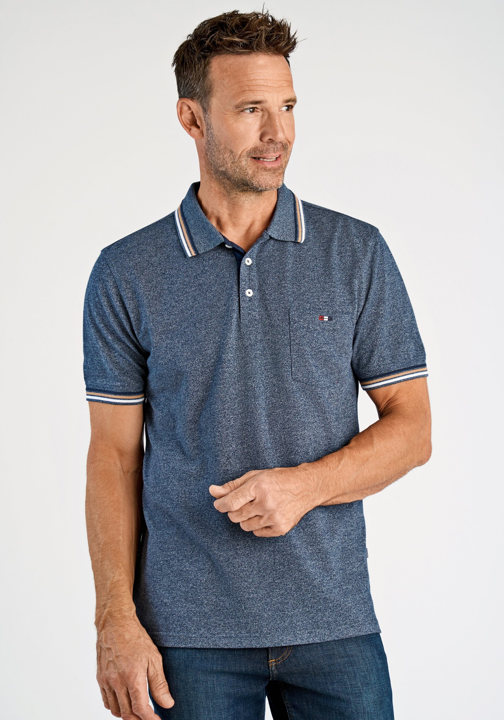 BISON Poloshirt "Poloshirt Comfort Fit" günstig online kaufen