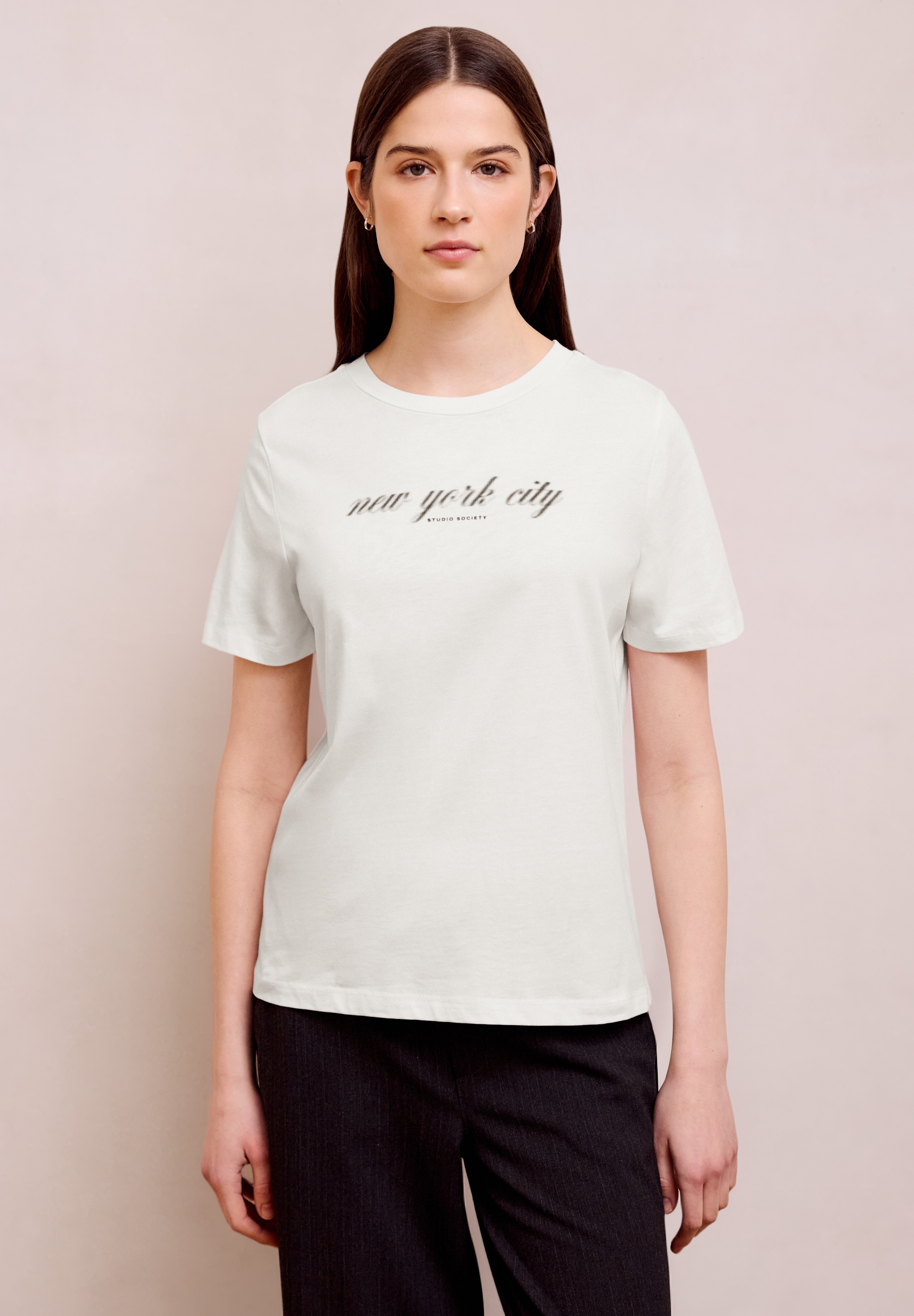 STREET ONE STUDIO Print-Shirt im soften Baumwoll-Mix günstig online kaufen