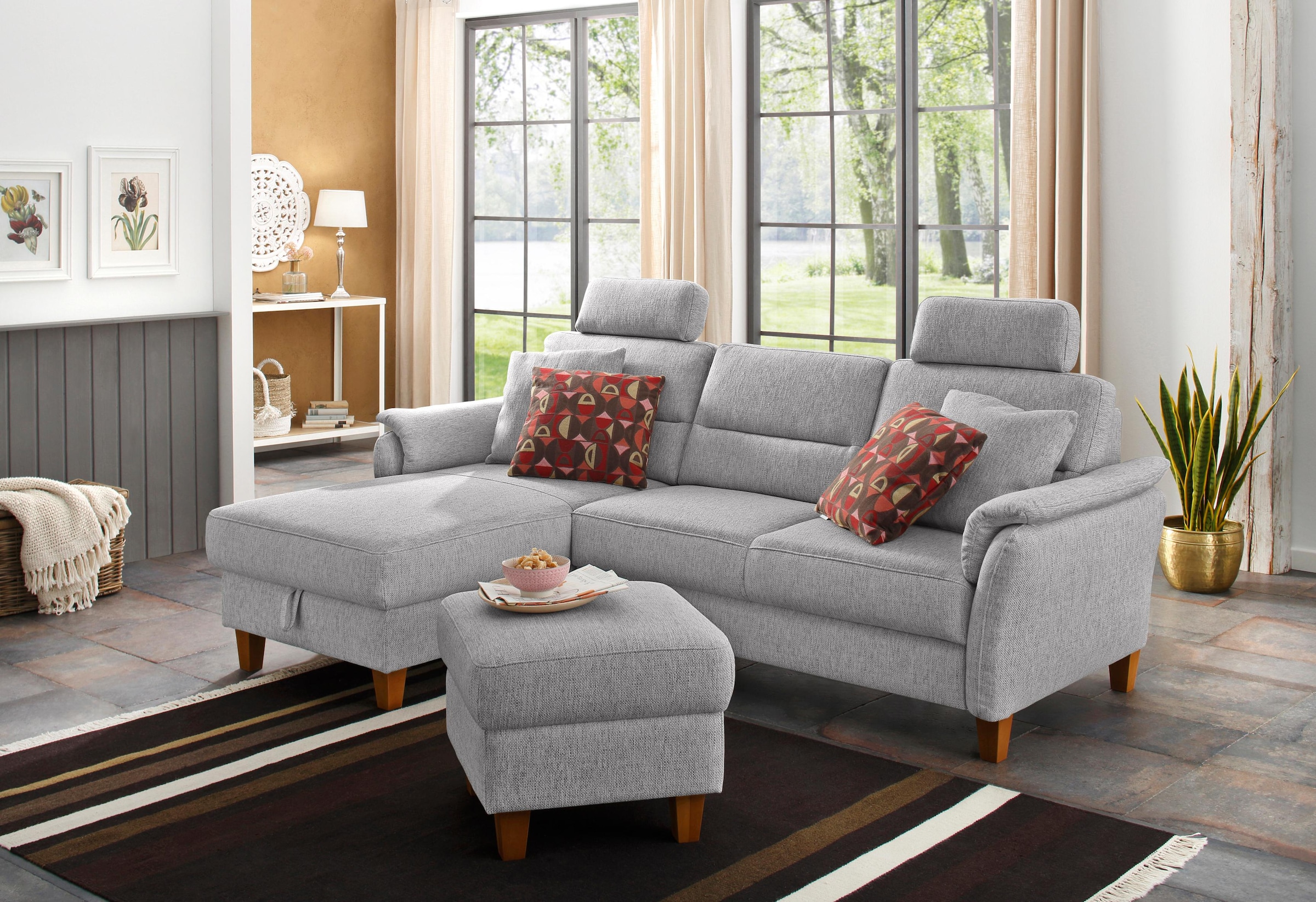 Home affaire Ecksofa "Palmera L-Form, B: 244 cm - OTTO. Verlässliche Qualit günstig online kaufen