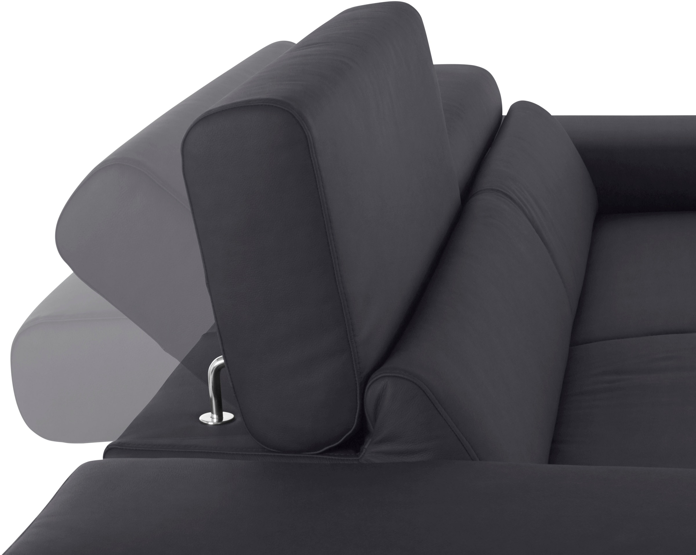 W.SCHILLIG 2-Sitzer »finn«, German Design Award 2016, Fußgestell Chrom glänzend, Breite 230 cm