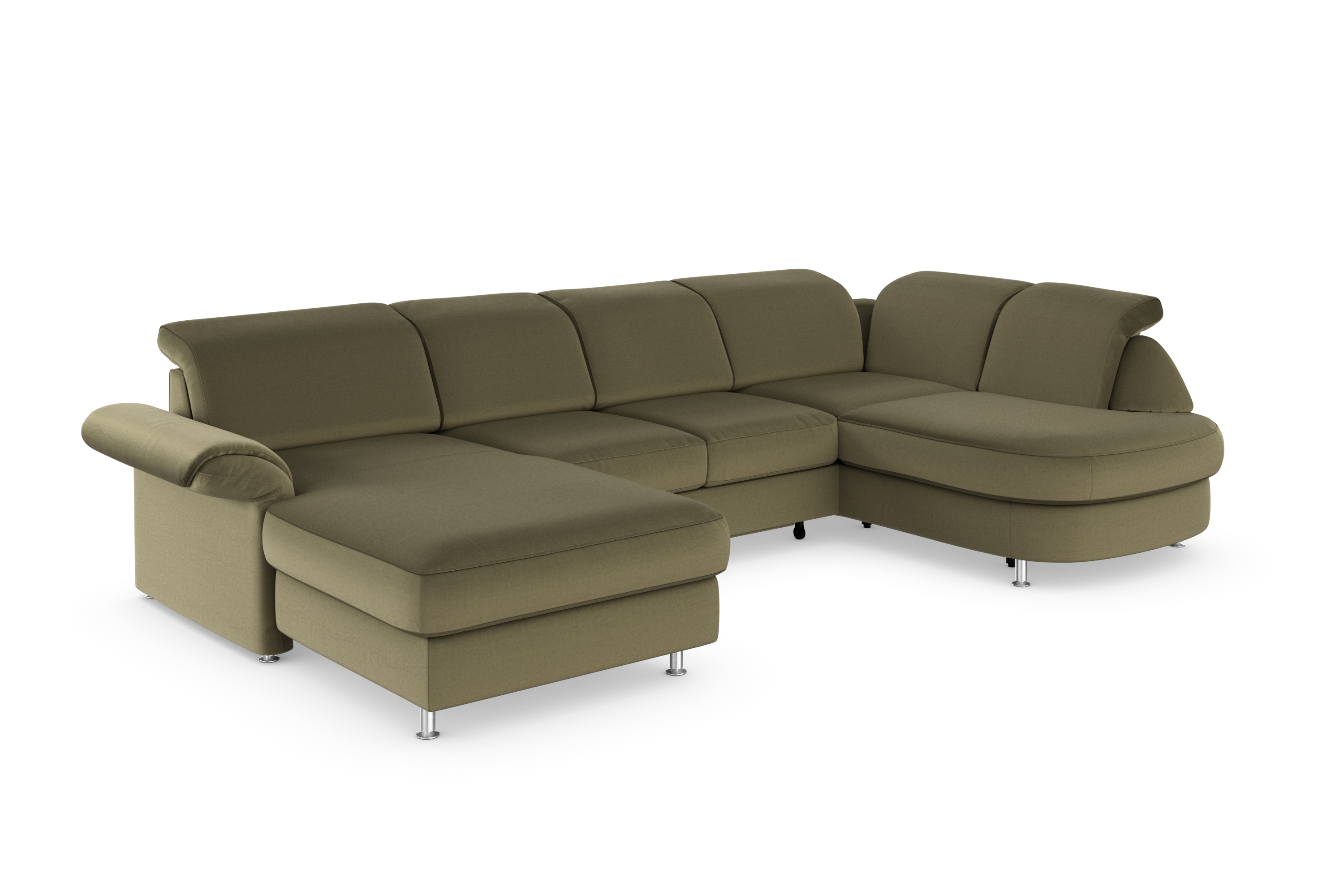 Thumbnail - sit&more Wohnlandschaft "Apulia U-Form" wahlweise Bettfunktion, Bettkasten und Kopf- und Armteilverstellung