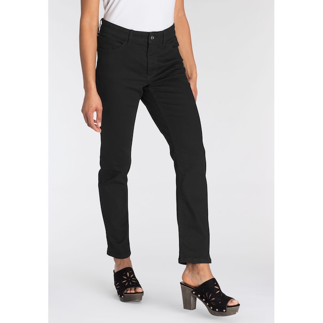 MAC Gerade Jeans »Melanie-Rock«, Nietenbesatz an den hinteren Taschen für  kaufen | BAUR