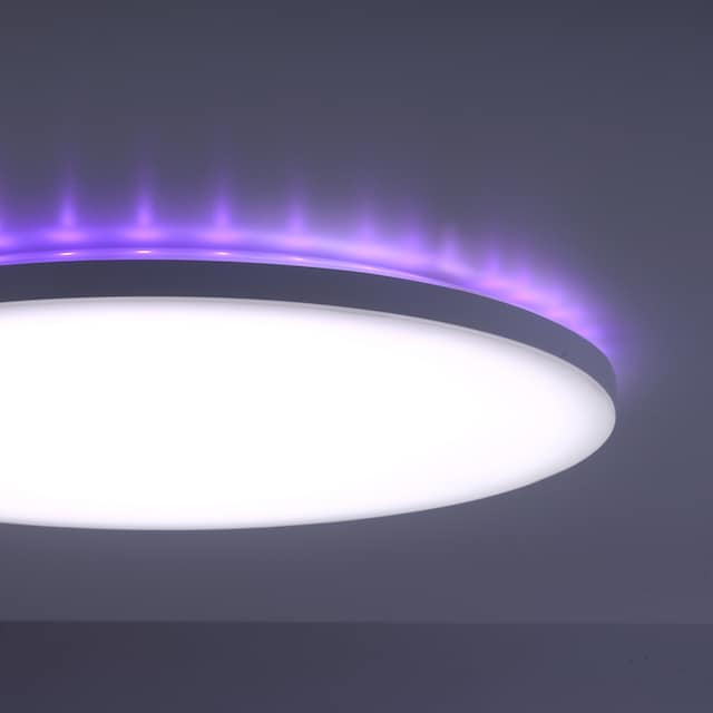 my home LED Deckenleuchte »Floki«, 2 flammig-flammig, rahmenlos, mit CCT  17W+1,8W Rainbow RGB, Ø 42cm | BAUR