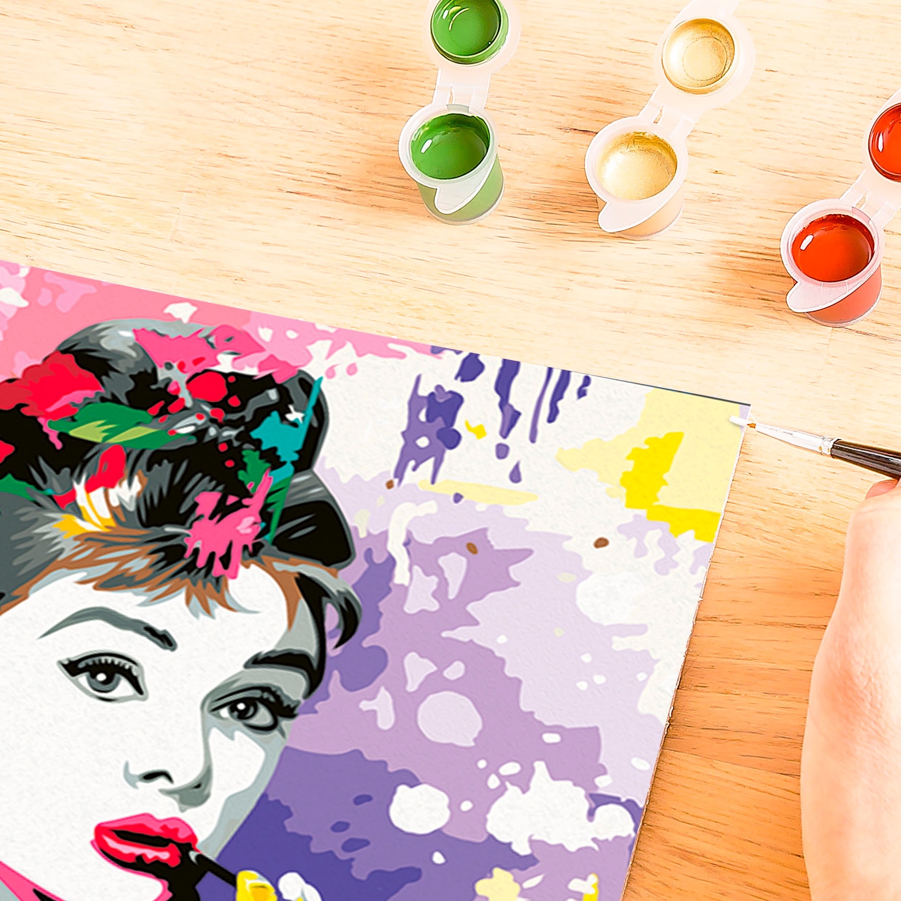 Ravensburger Malen nach Zahlen »CreArt, Audrey Hepburn«, für Erwachsene; Made in Europe