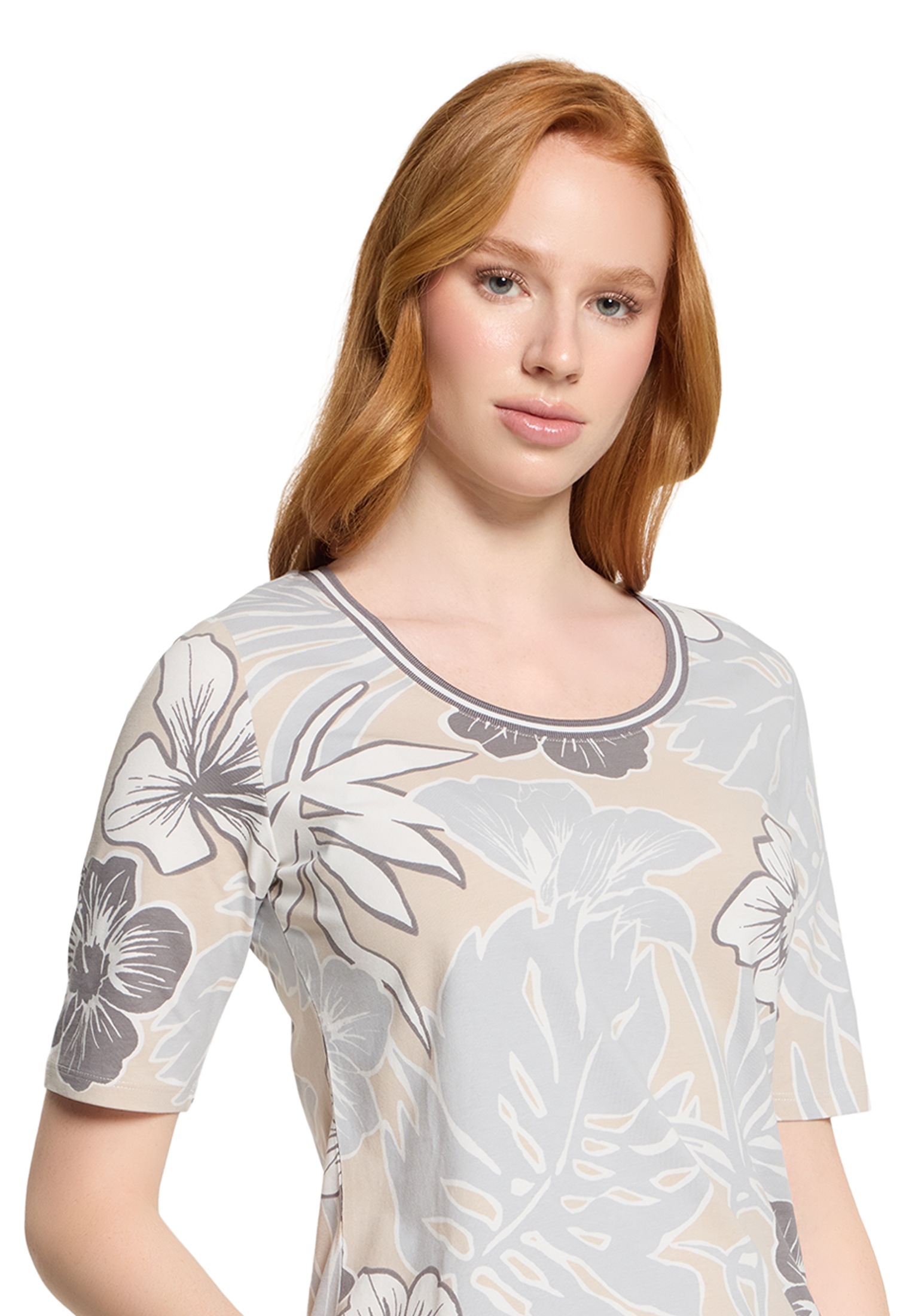 Betty Barclay Kurzarmshirt »Damen mit Blumenprint« 1 tlg.