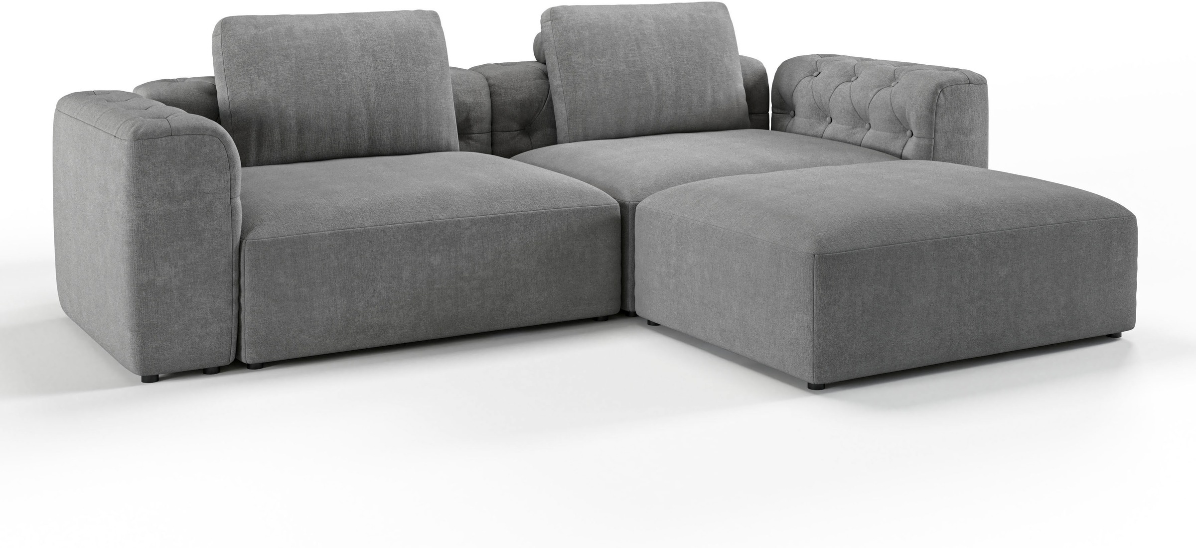RAUM.ID Ecksofa »Cushid L-Form«, Modulset, bestehend aus 3 Teilen